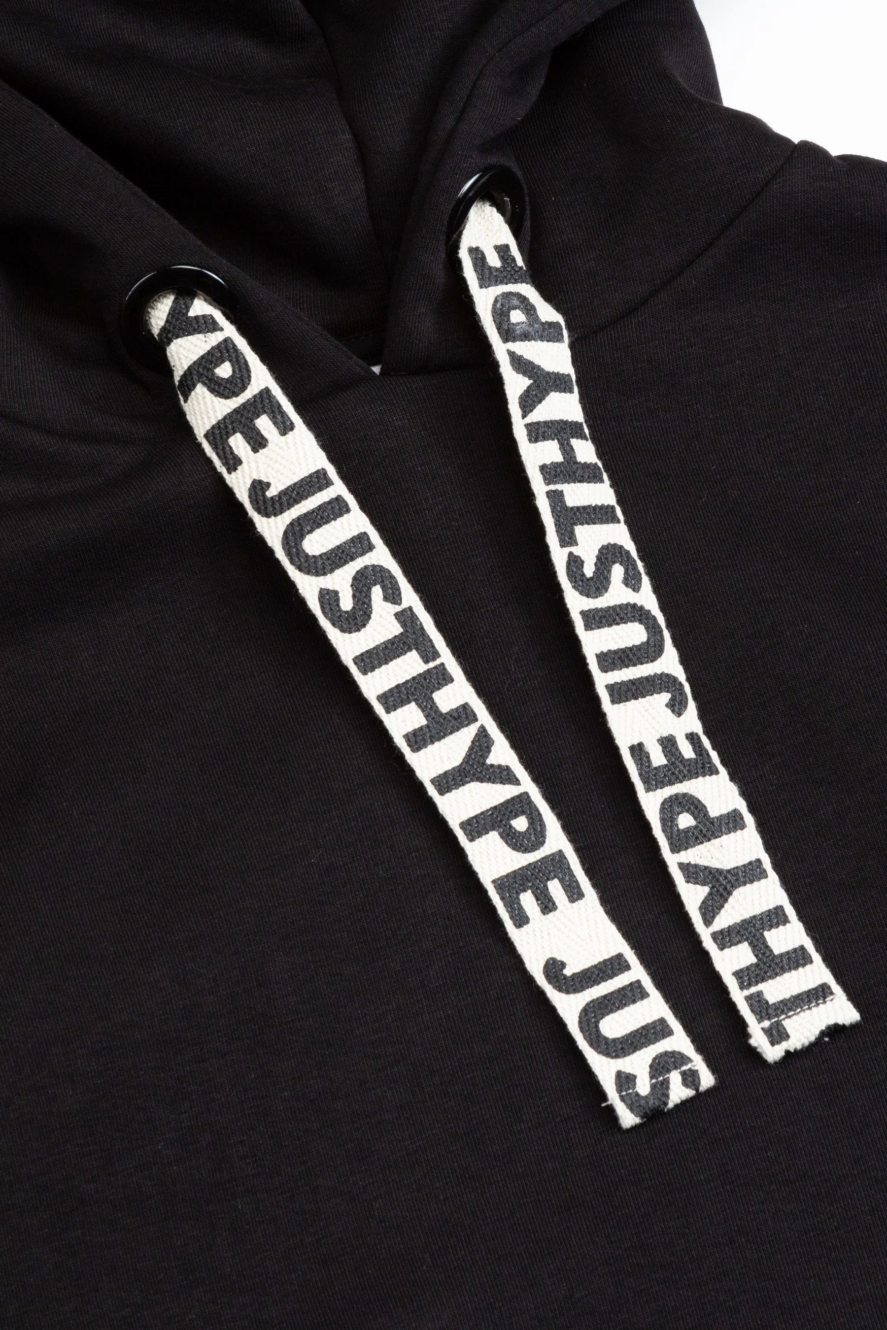Hype Black Drawcord Womens Pullover Hoodie - Image 6