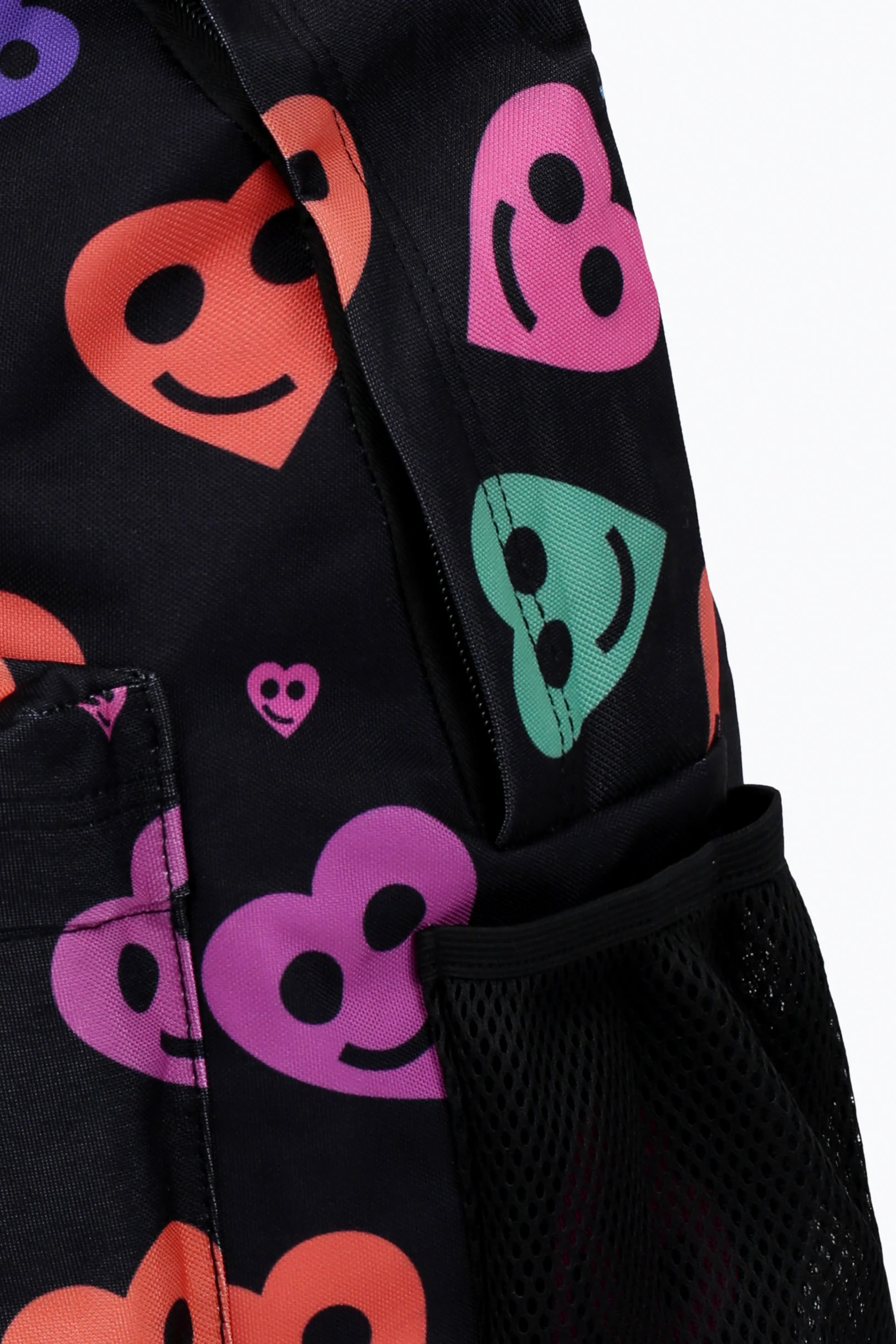Hype Black Heart Smile Iconic Backpack - Image 5