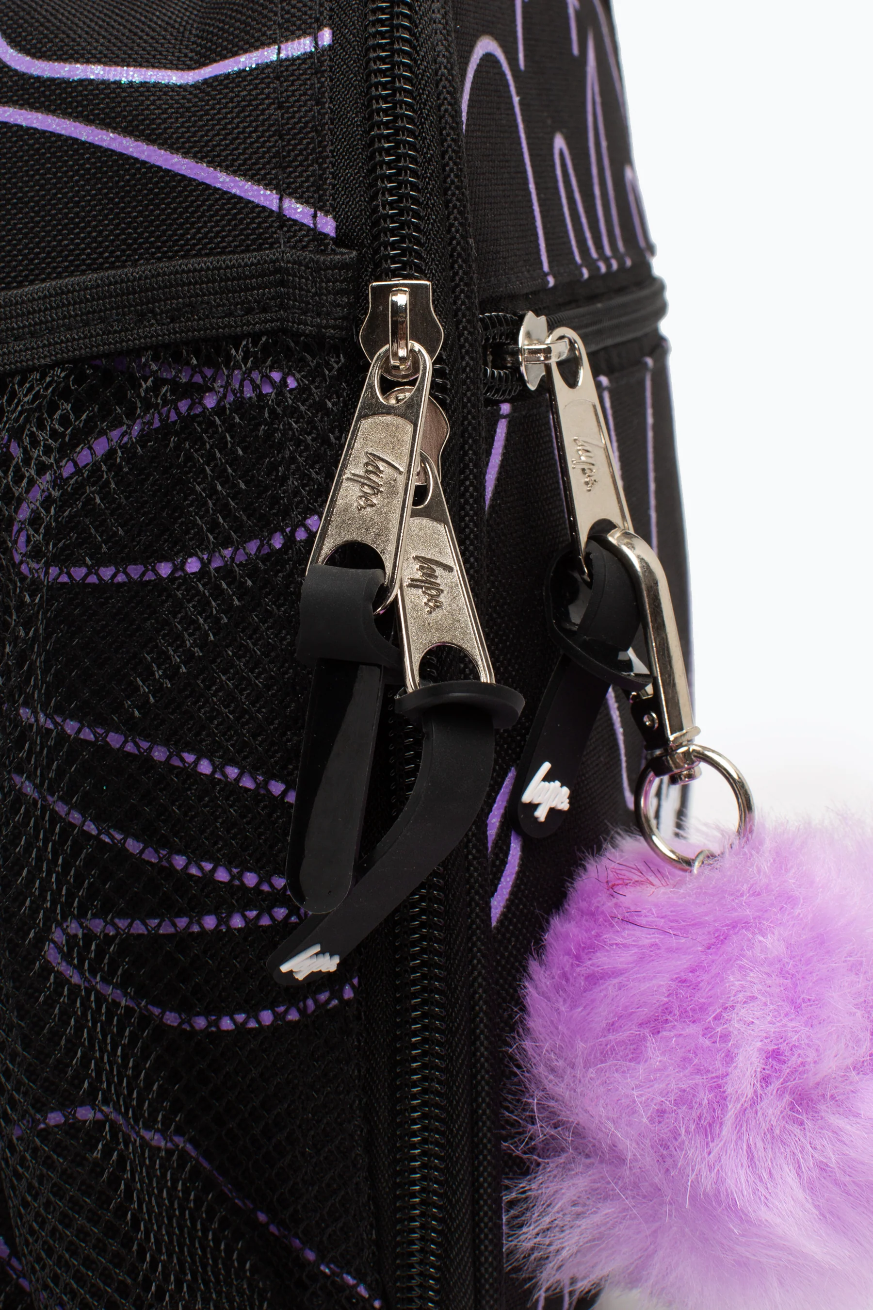 Hype Purple Glitter Scribble Heart Lunch Box - Image 5