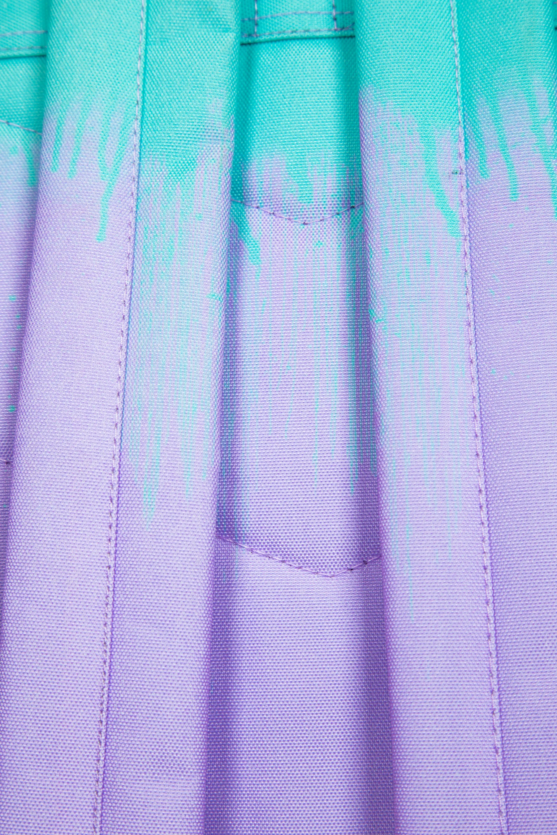 Hype Iconic Lilac/Teal Drips Girls Backpack - Image 8