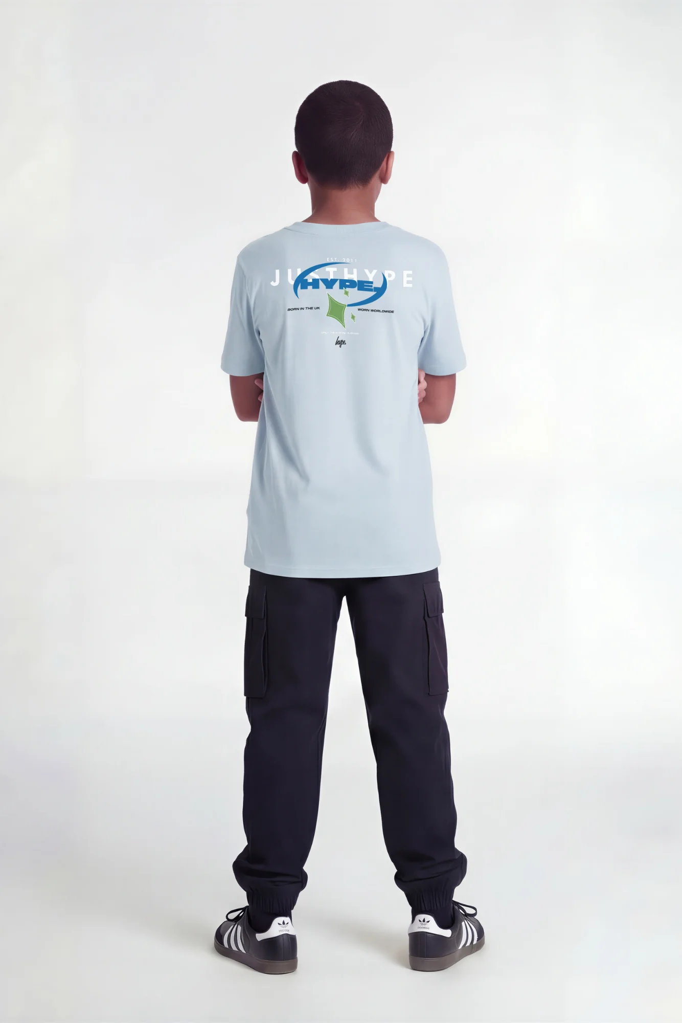 Hype Boys Blue Ellipse T-Shirt - Image 2