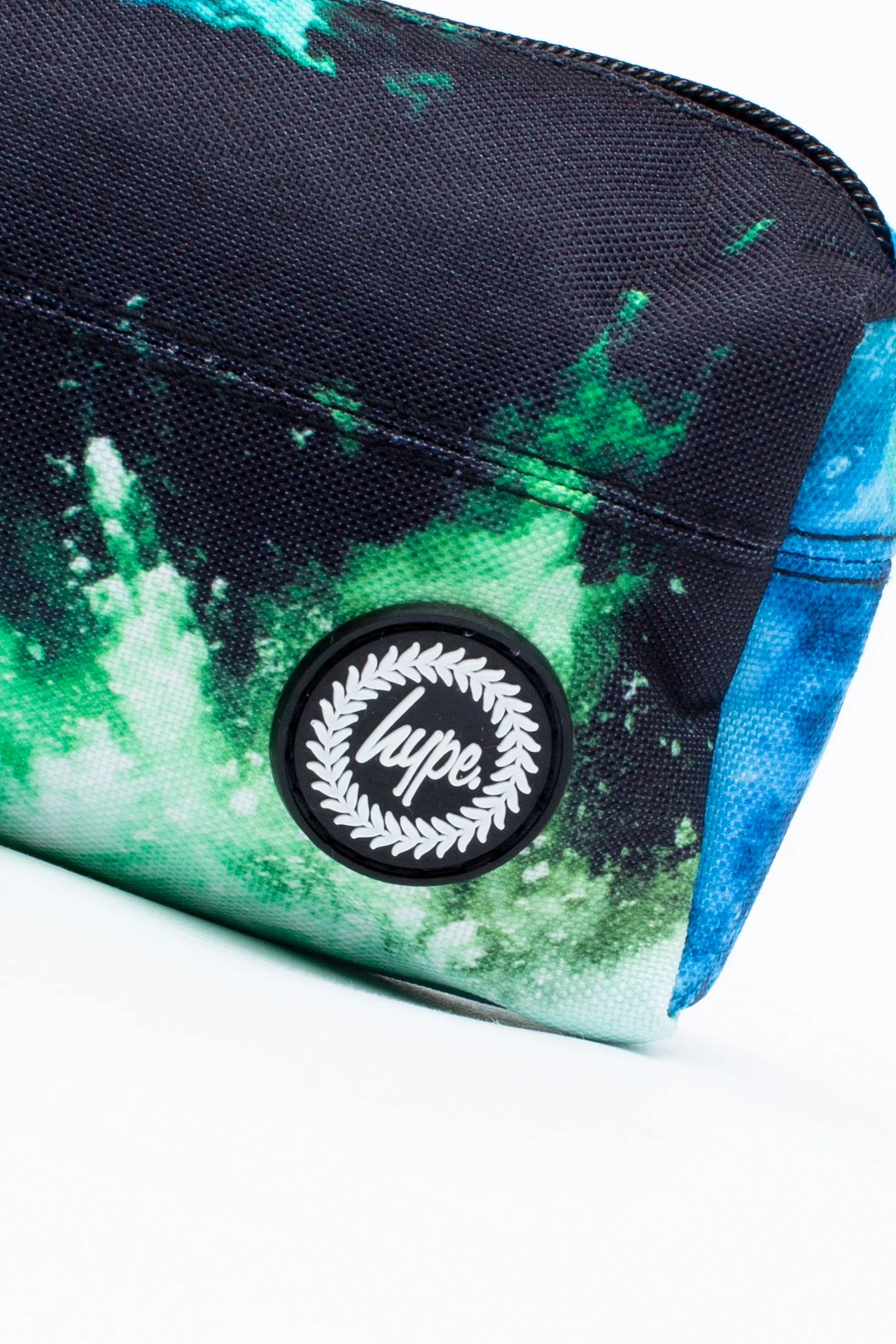 Hype Blue & Green Chalk Dust Pencil Case - Image 3