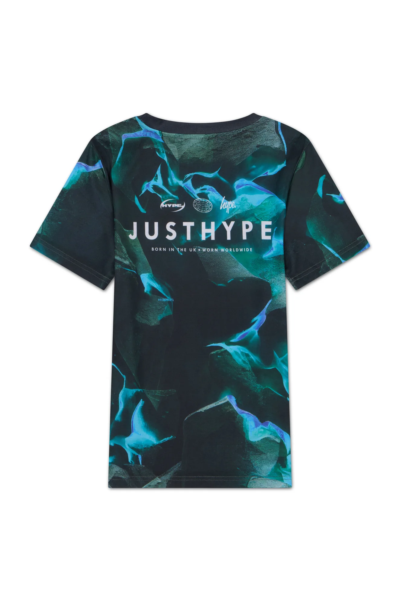Hype Boys Black/Blue Vapour T-Shirt - Image 6