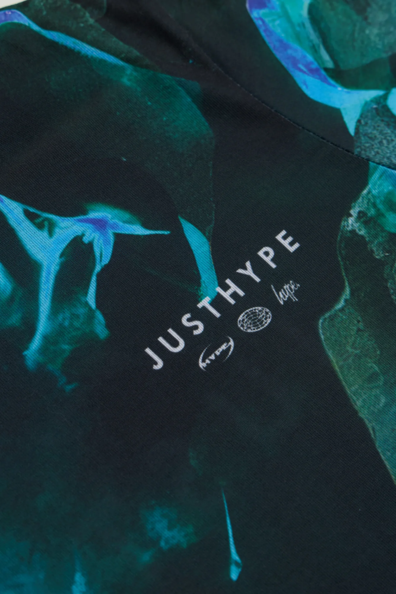 Hype Boys Black/Blue Vapour T-Shirt - Image 8