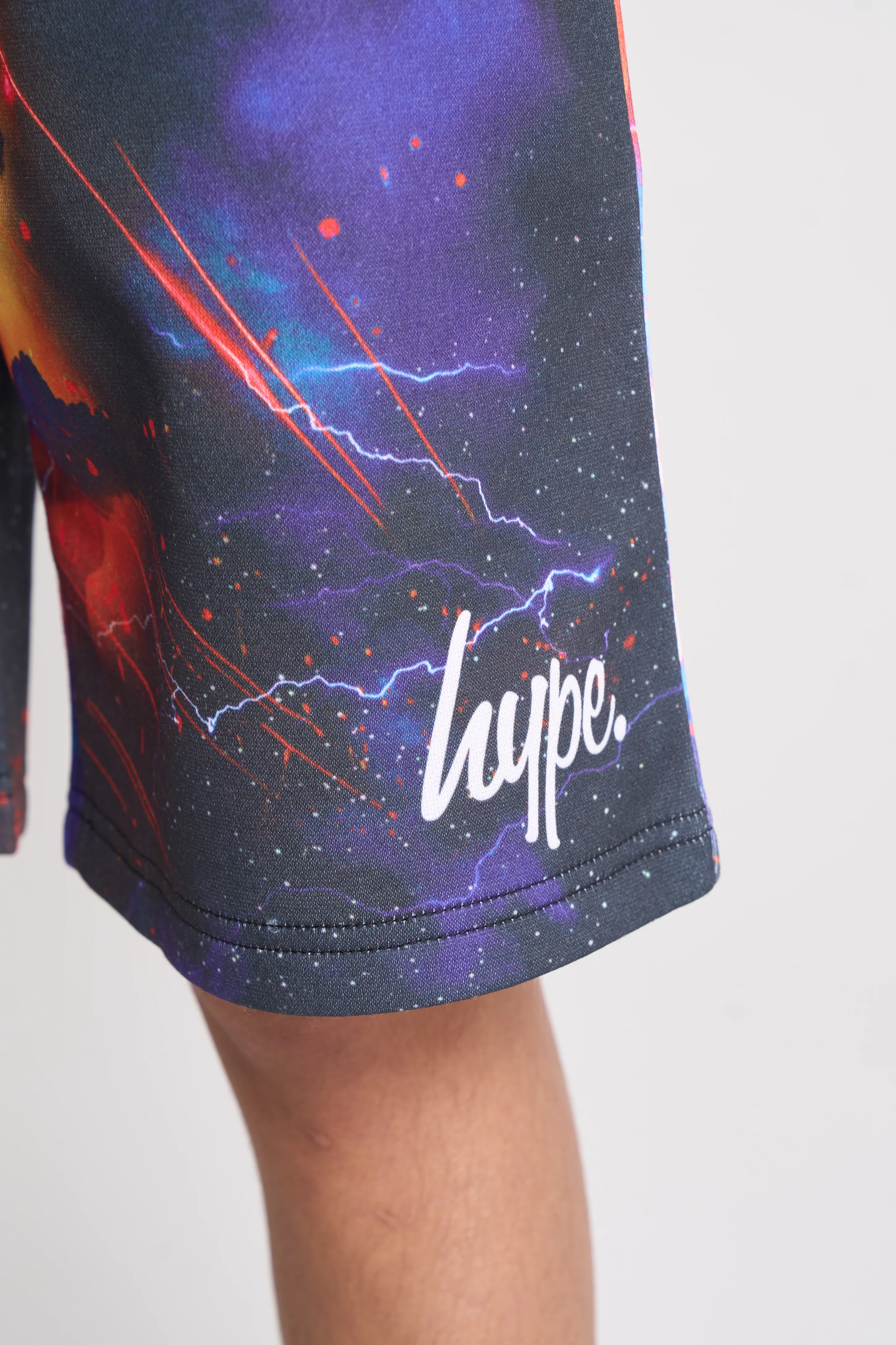 Hype Boys Black Constellation Hoodie & Shorts Set - Image 6