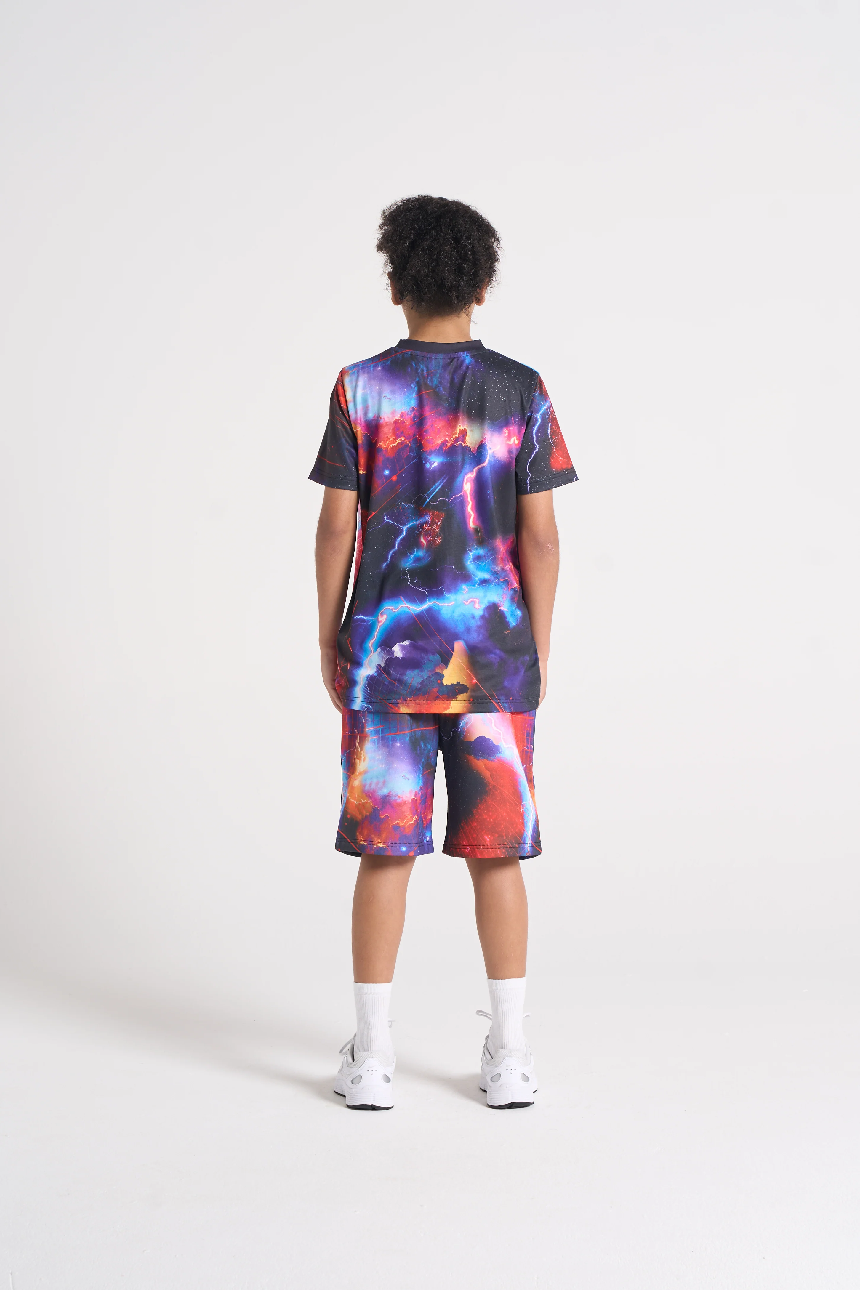 Hype Boys Black Constellation Sweat Shorts - Image 5