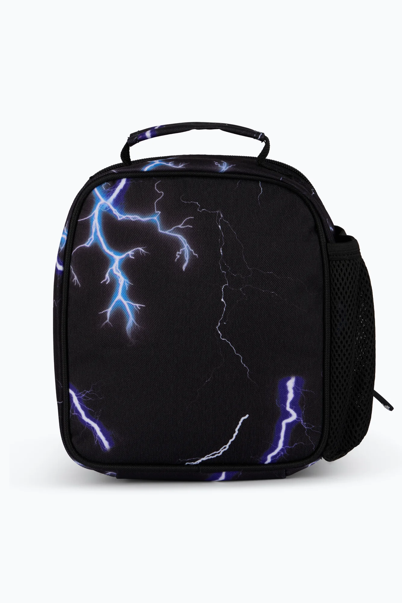 Hype Boys Black Lightning Print Lunch Bag - Image 4