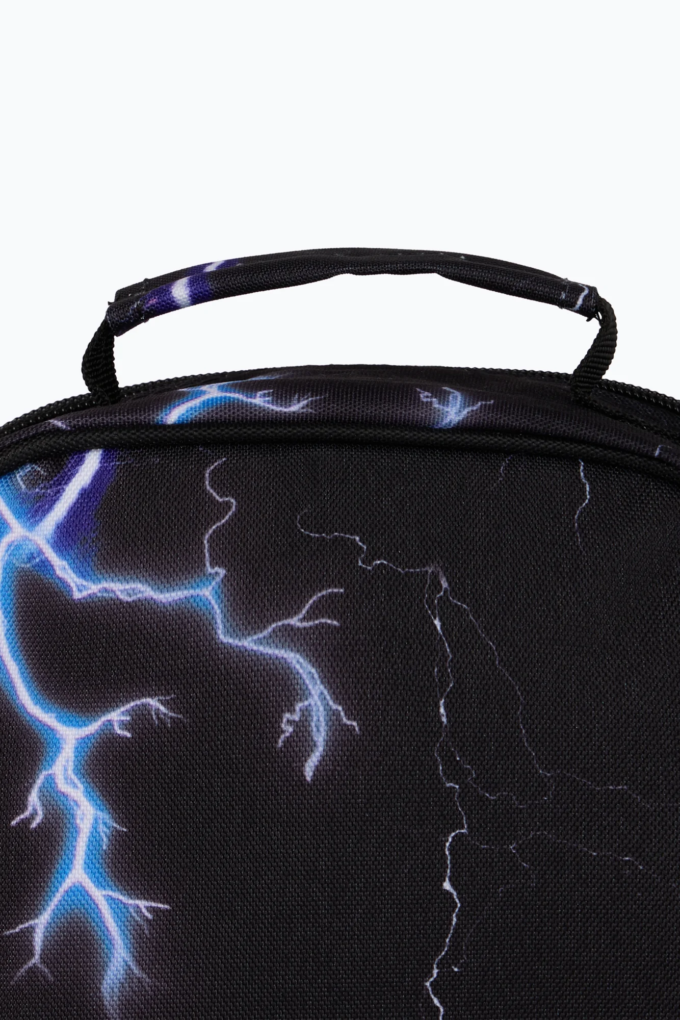 Hype Boys Black Lightning Print Lunch Bag - Image 5
