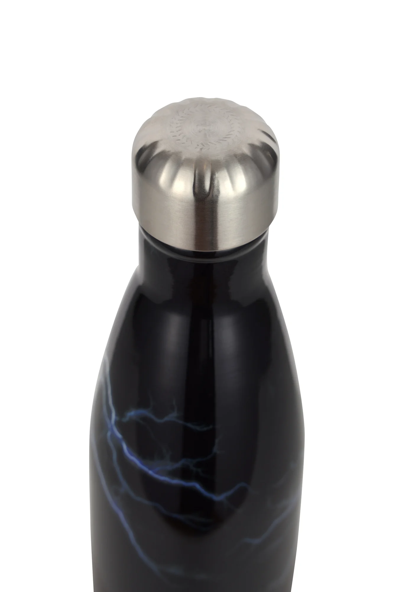 Hype Boys Black Lightning Thermal Water Bottle - Image 3
