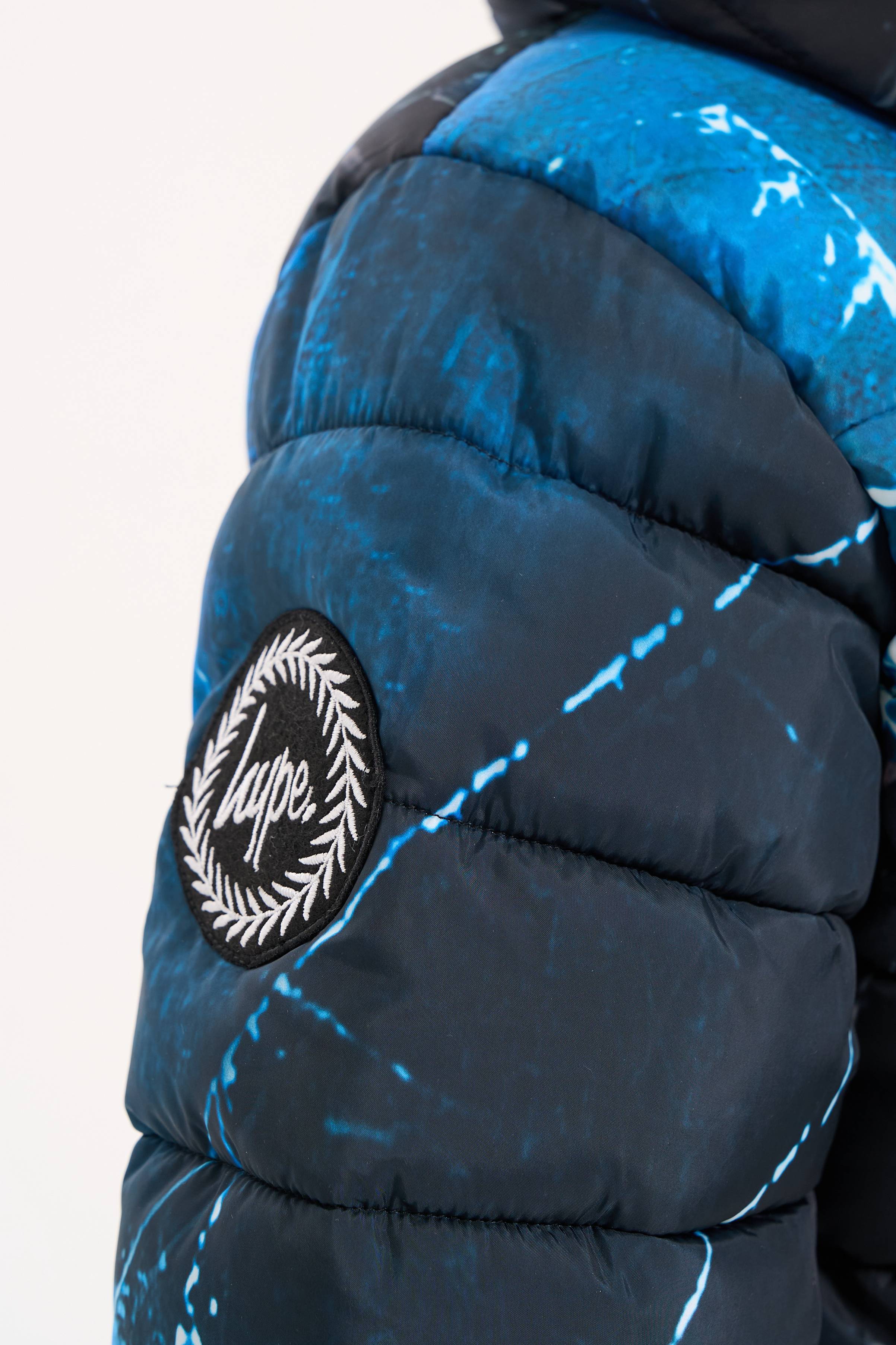Hype Boys Black Smashed Padded Jacket - Image 6