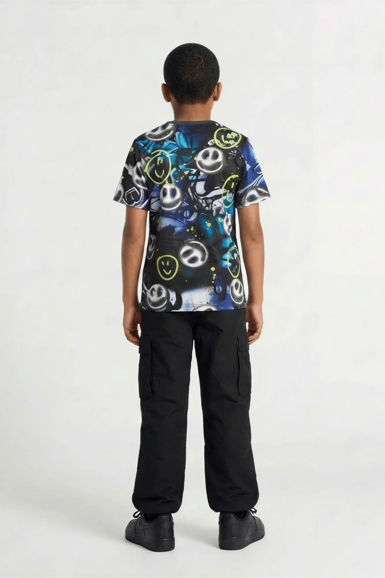 Hype Boys Black Visionary T-Shirt - Image 2