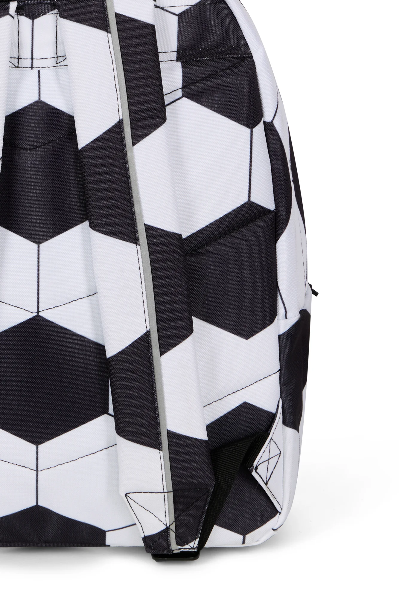 Hype Boys Black/White Football Backpack - Image 4