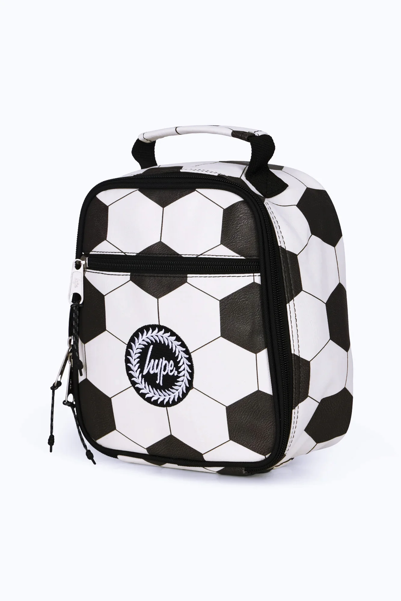 Hype Boys Black/White Football Lunch Bag - Image 3