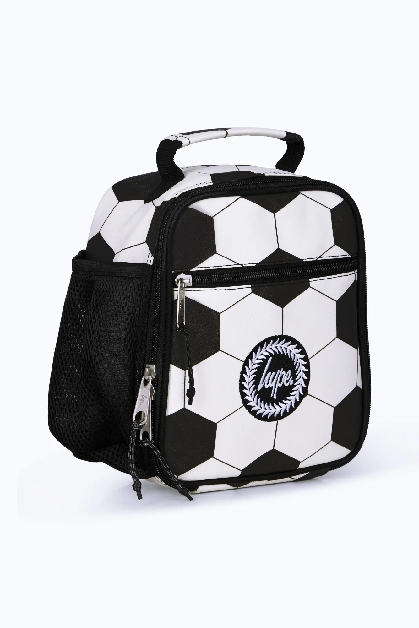 Hype Boys Black/White Football Lunch Bag - Image 4