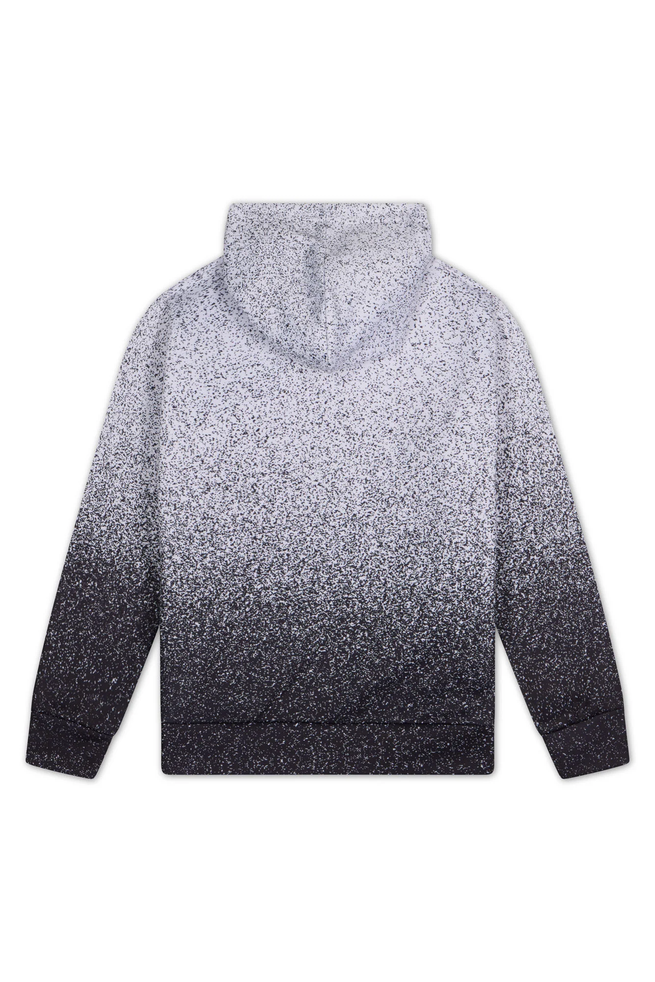 Hype Boys Black/White Speckle Fade Hoodie - Image 6