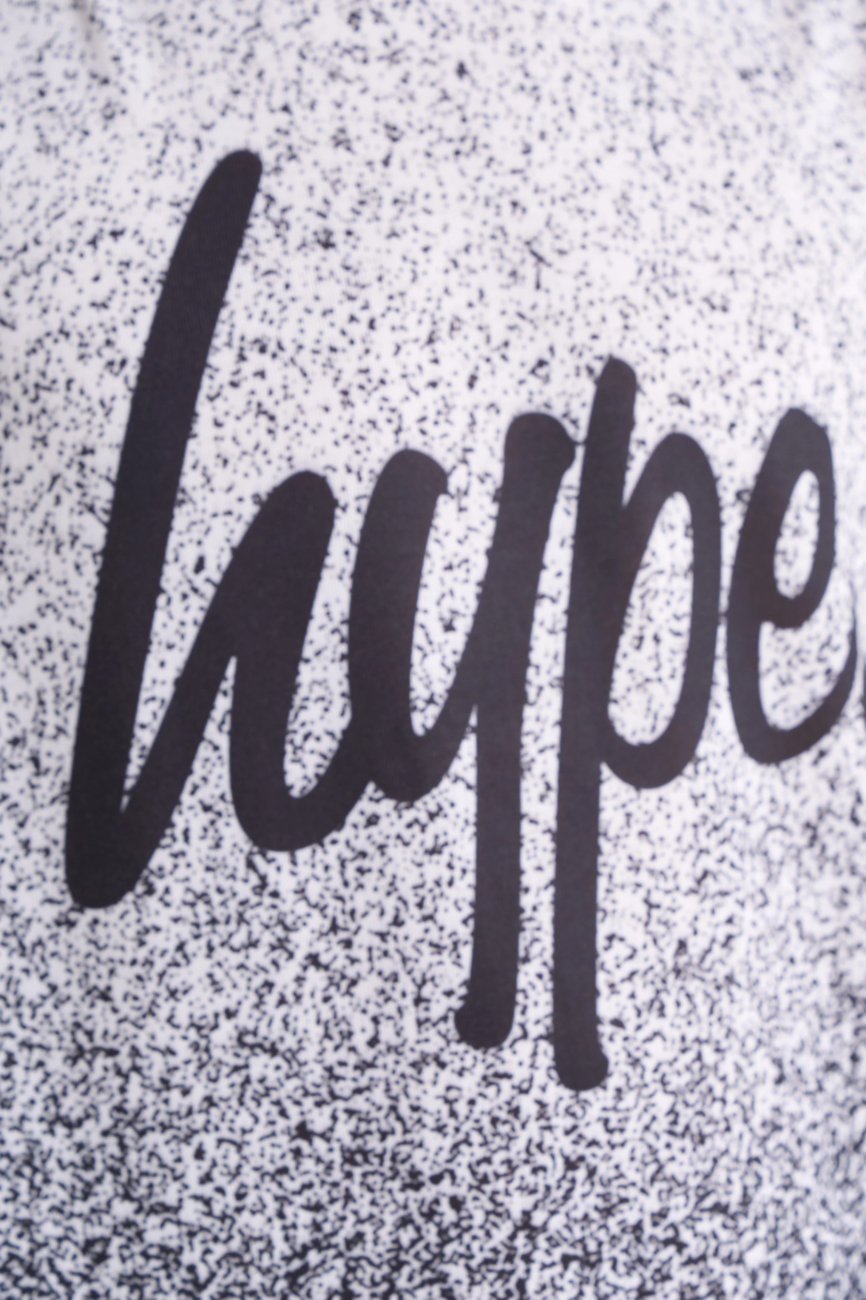 Hype Boys Black/White Speckle Fade T-Shirt - Image 10