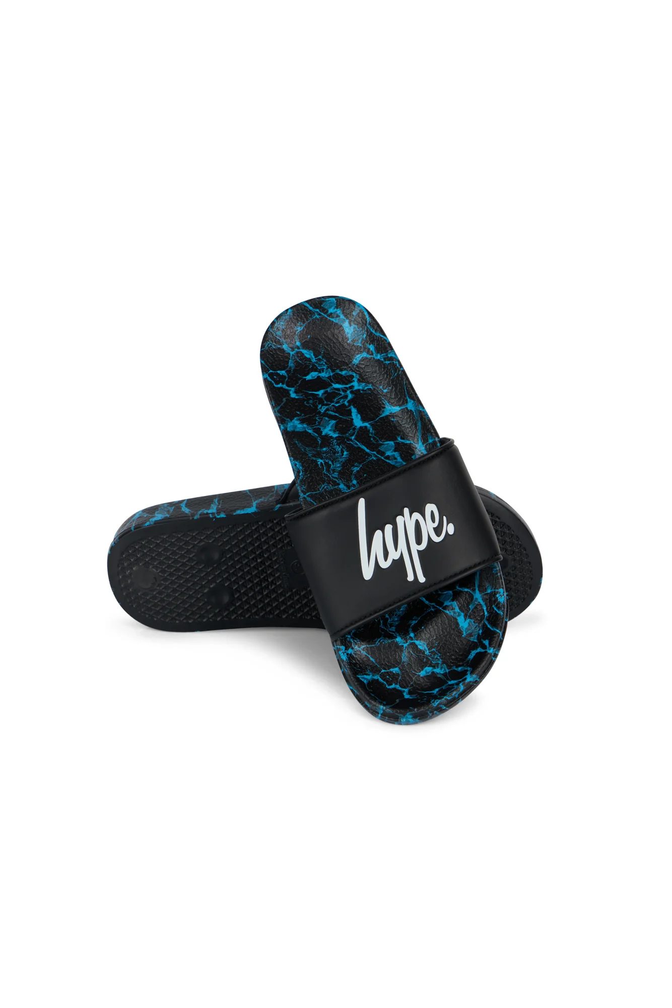Hype Boys Black X-Ray Pool Sliders - Image 3