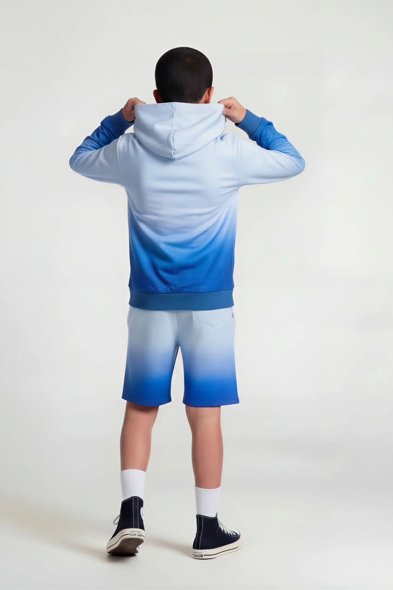 Hype Boys Blue Fade Hoodie - Image 2