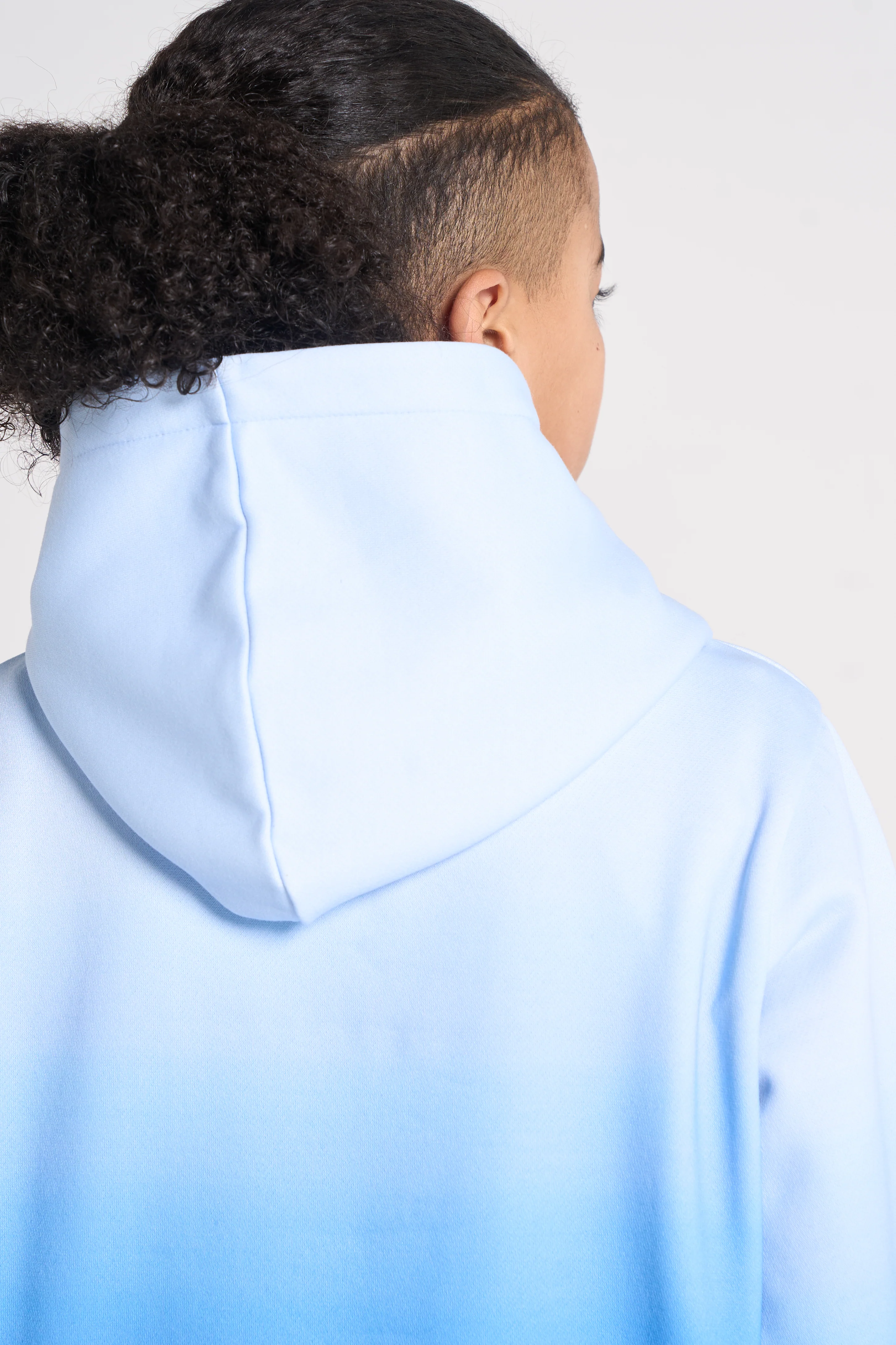 Hype Boys Blue Fade Hoodie & Shorts Set - Image 2