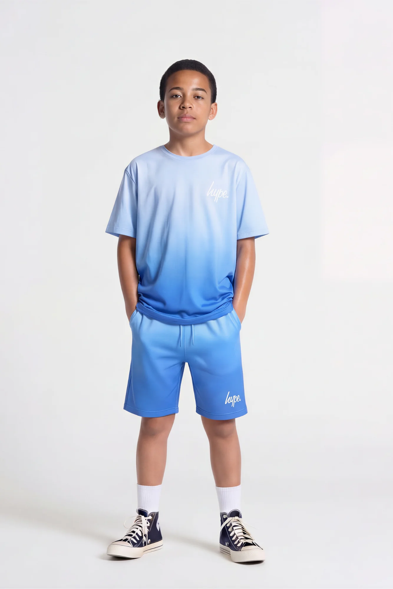 Hype Boys Blue Fade T-Shirt