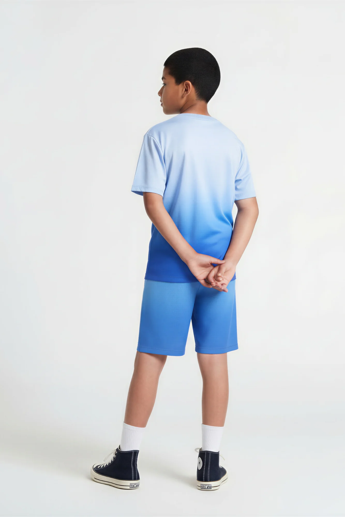 Hype Boys Blue Fade T-Shirt - Image 2