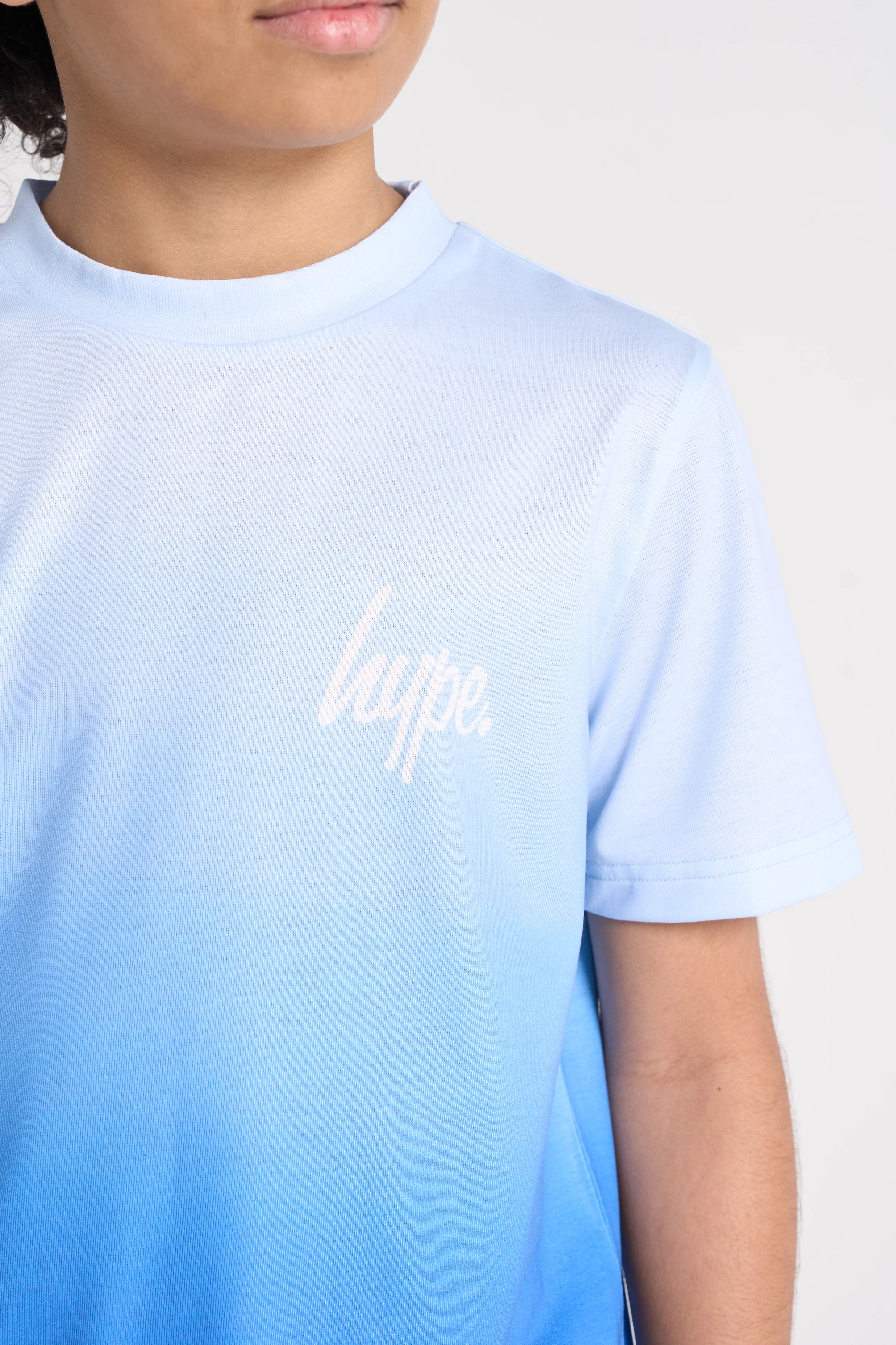 Hype Boys Blue Fade T-Shirt & Shorts Set - Image 4