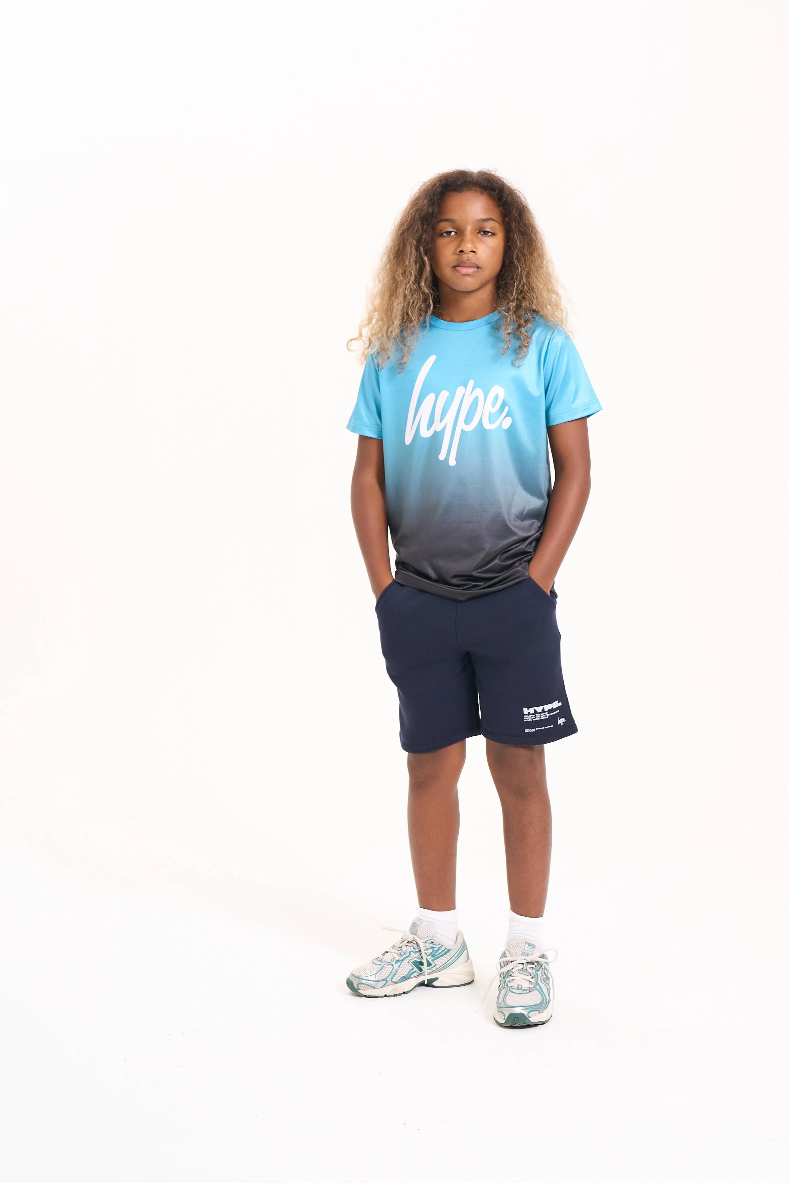 Hype Boys Blue Sky Fade T-Shirt - Image 4