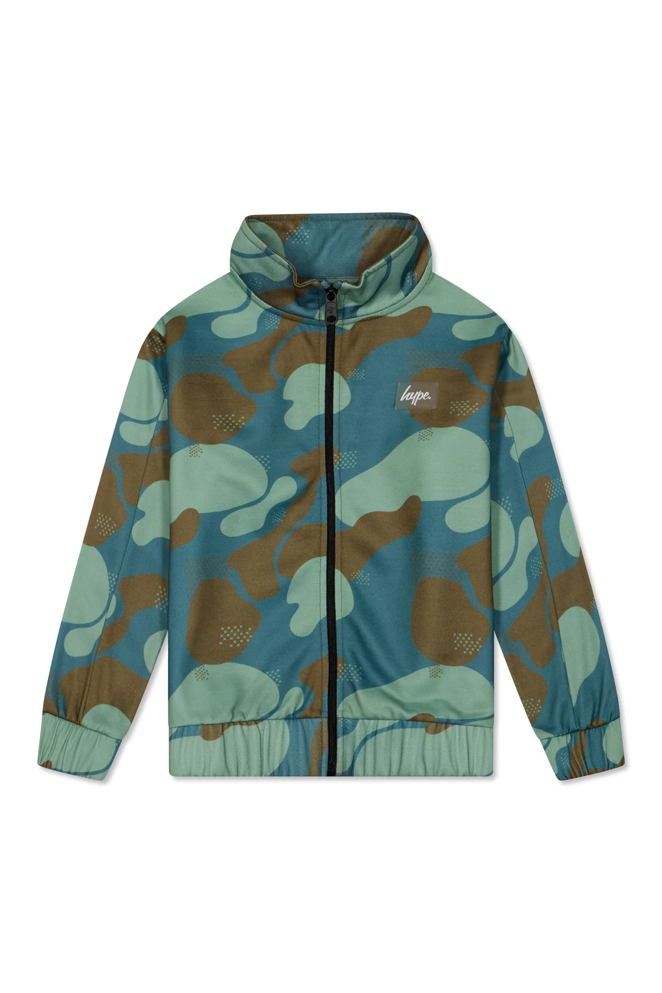 Hype Boys Contour Camo Zip Fleece - Image 4