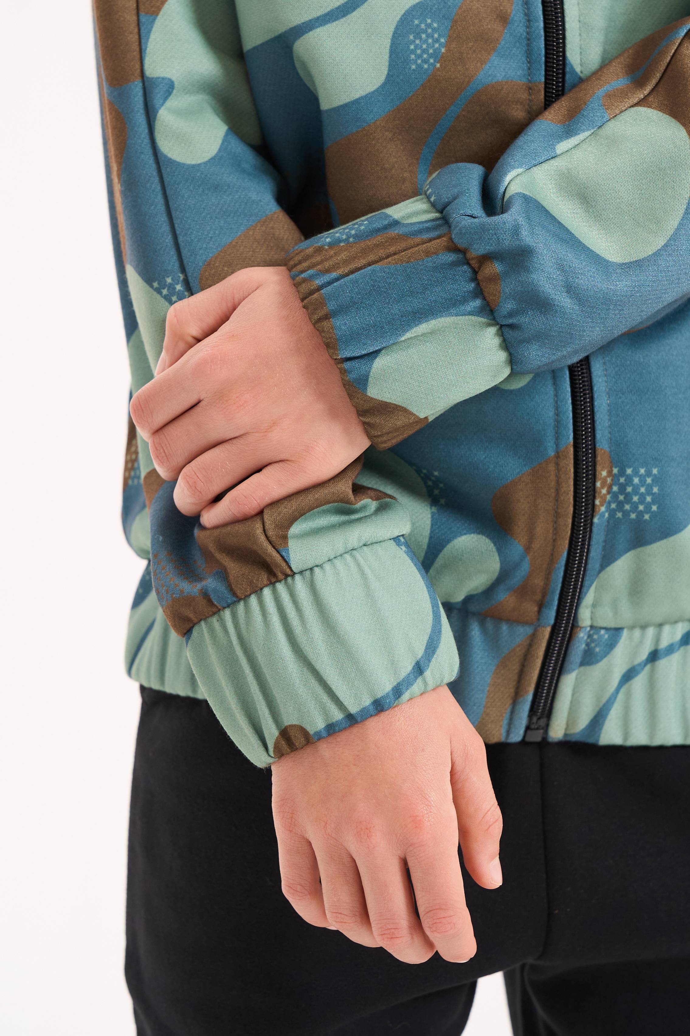 Hype Boys Contour Camo Zip Fleece - Image 6