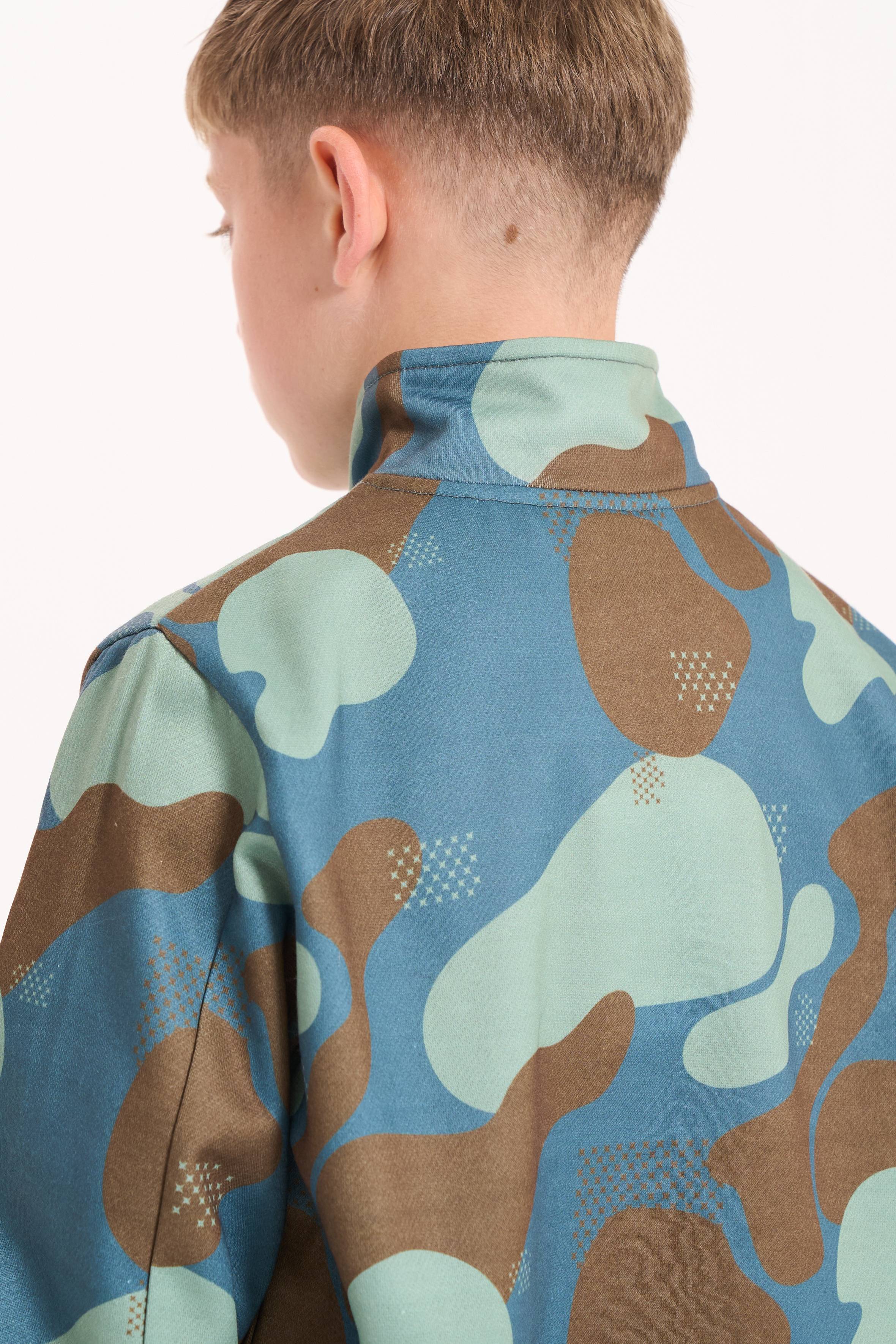 Hype Boys Contour Camo Zip Fleece - Image 8