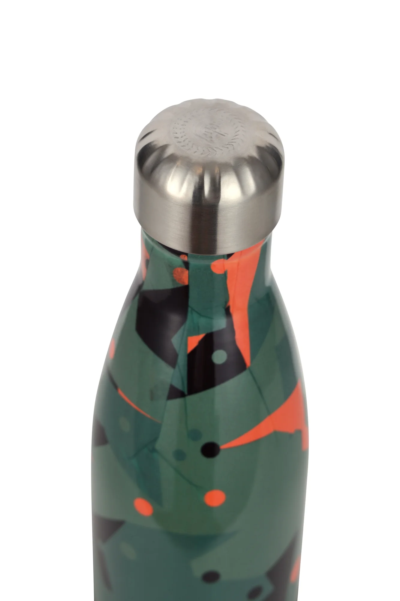 Hype Boys Green Geo Camo Thermal Water Bottle - Image 3