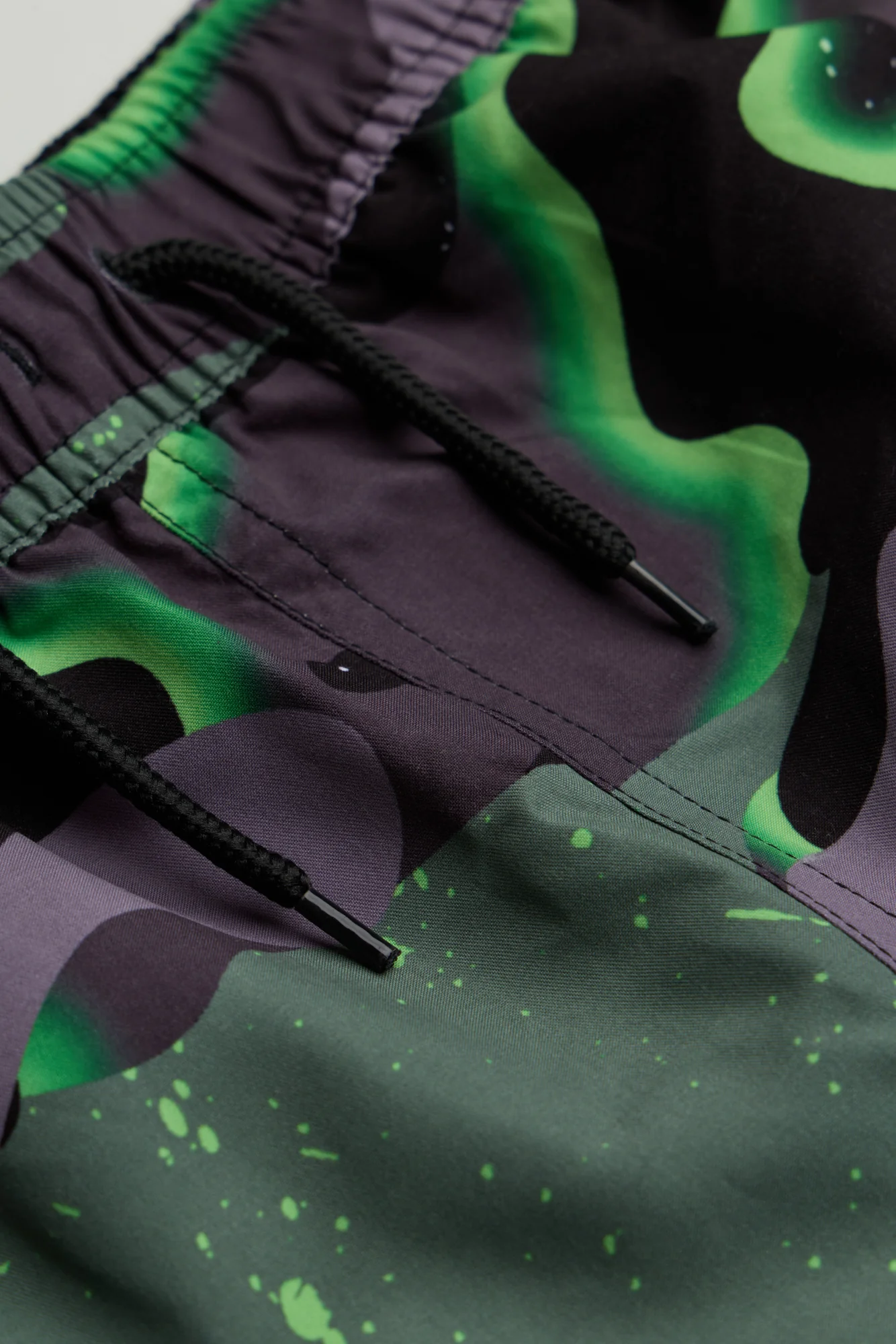 Hype Boys Green Glow Camouflage Swim Shorts - Image 4