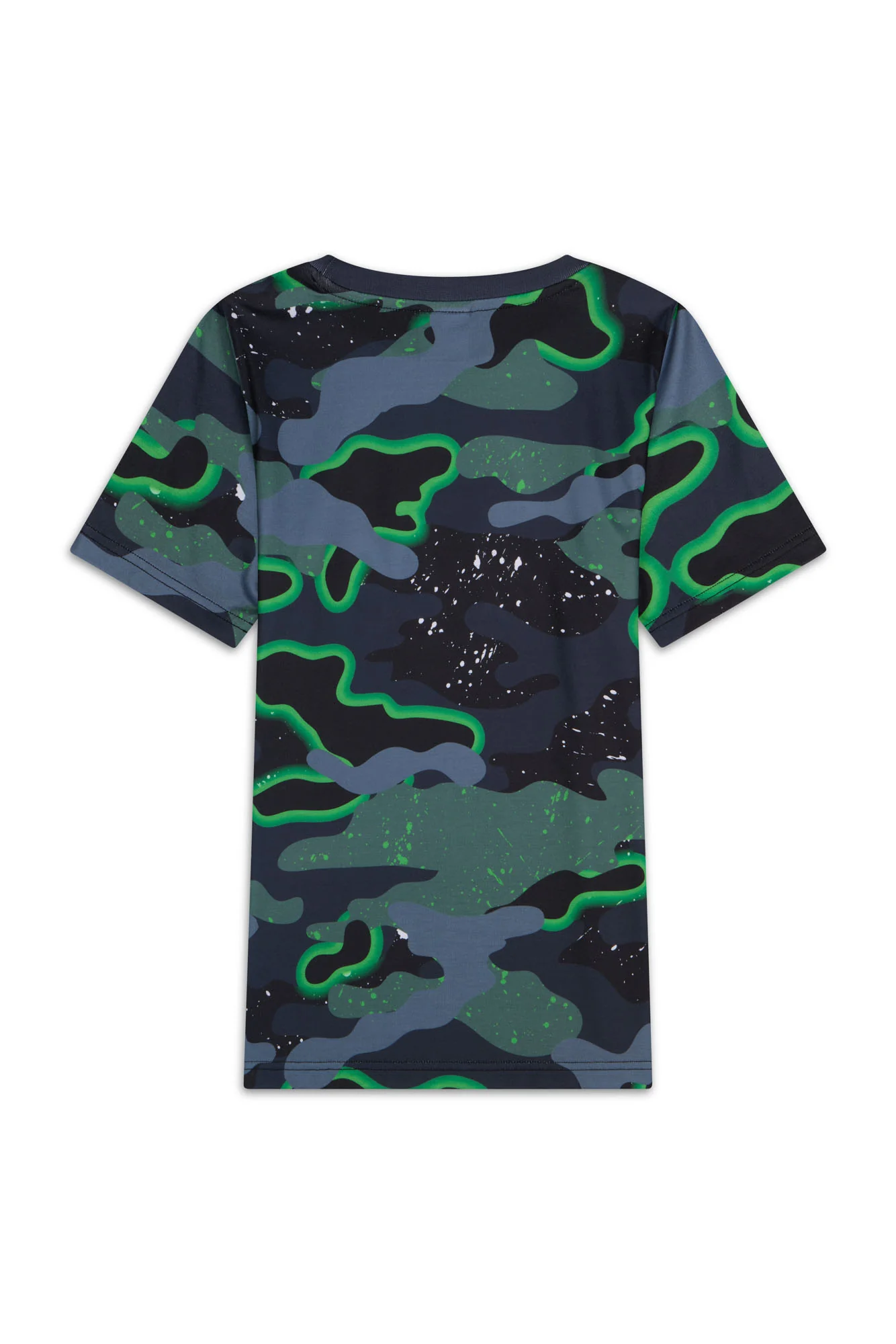 Hype Boys Green Neon Camouflage T-Shirt - Image 5