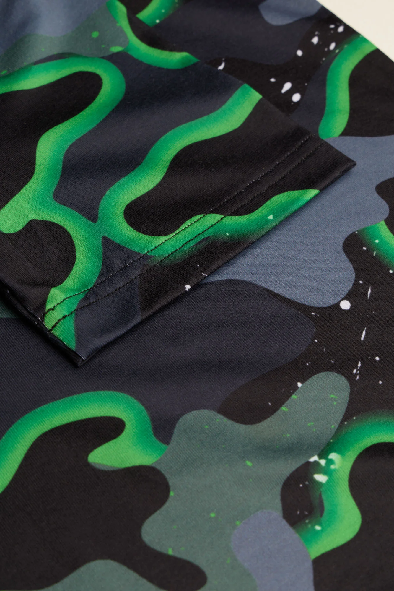 Hype Boys Green Neon Camouflage T-Shirt - Image 8