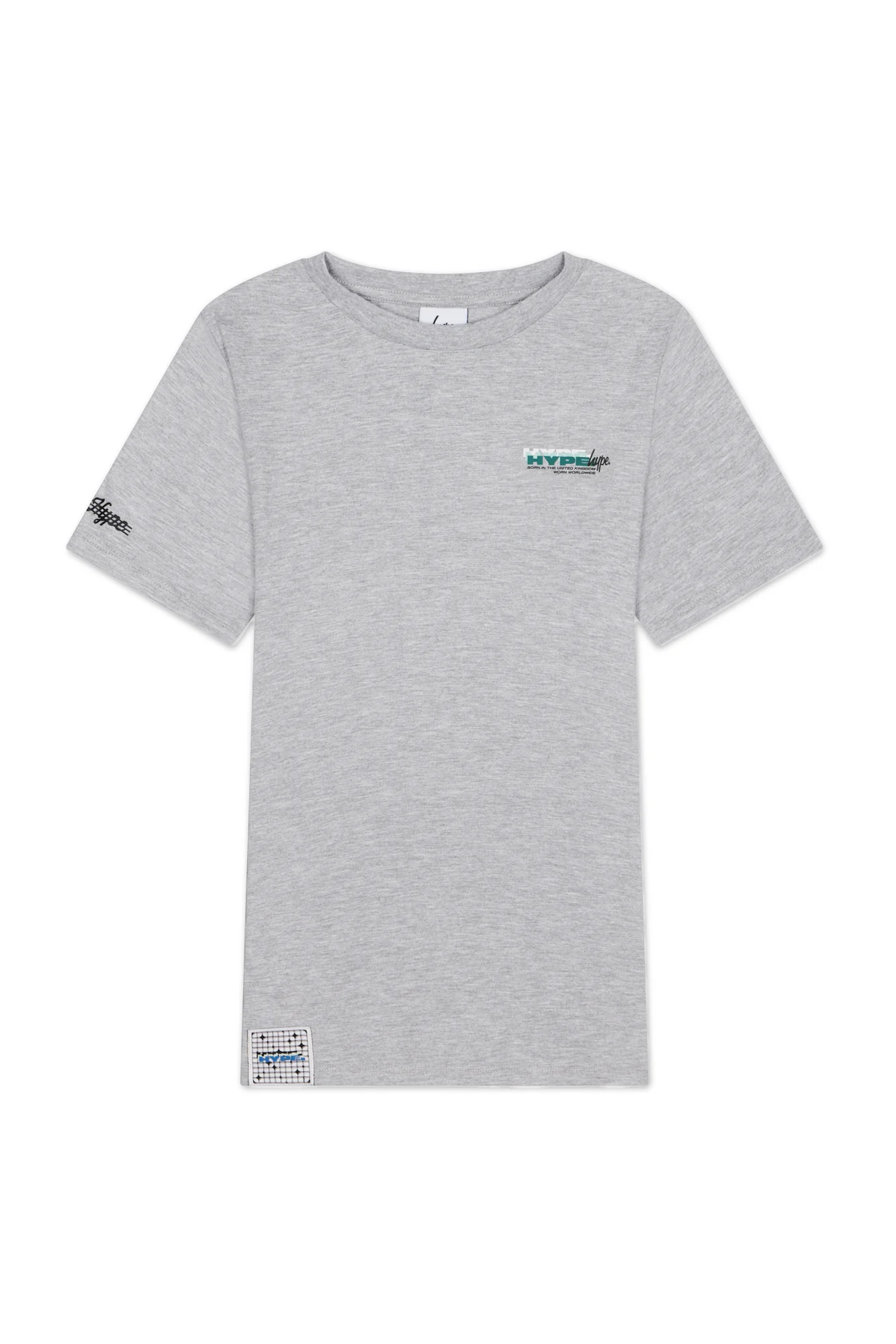 Hype Boys Grey Marl Cosmic T-Shirt - Image 4