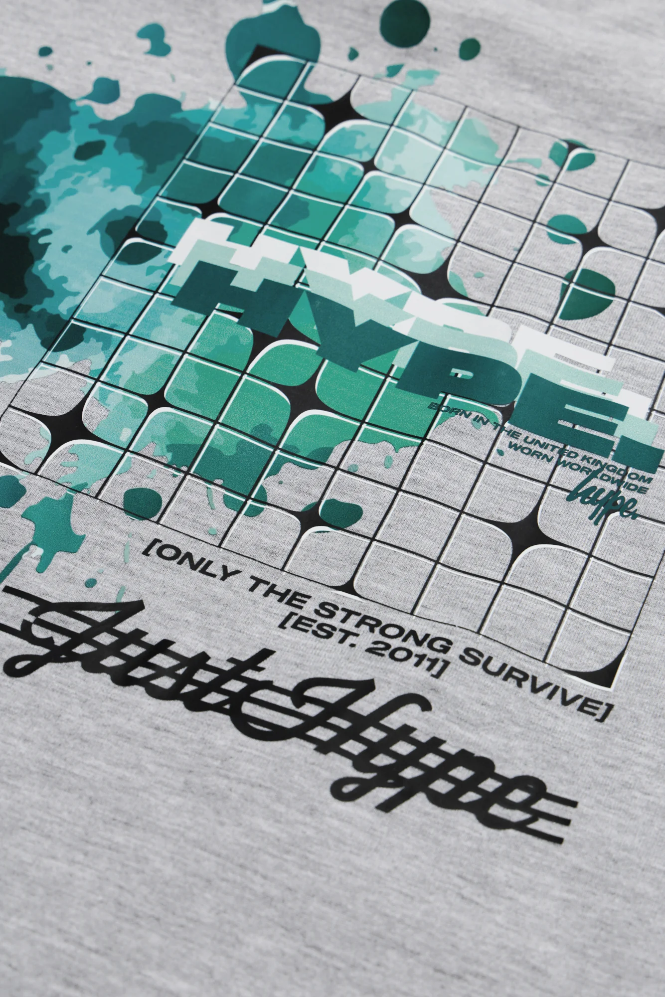 Hype Boys Grey Marl Cosmic T-Shirt - Image 9