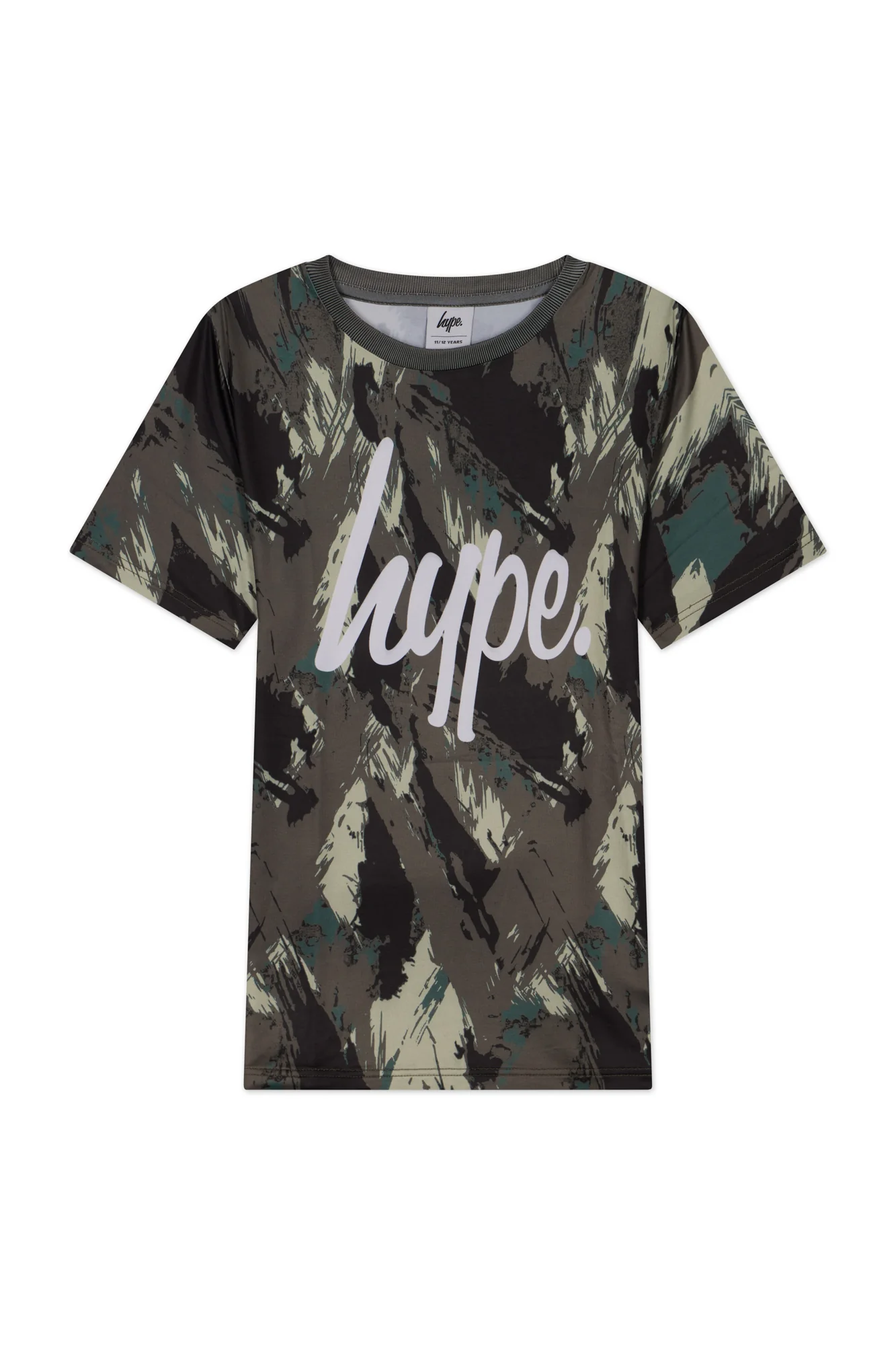 Hype Boys Khaki Stroke T-Shirt - Image 5