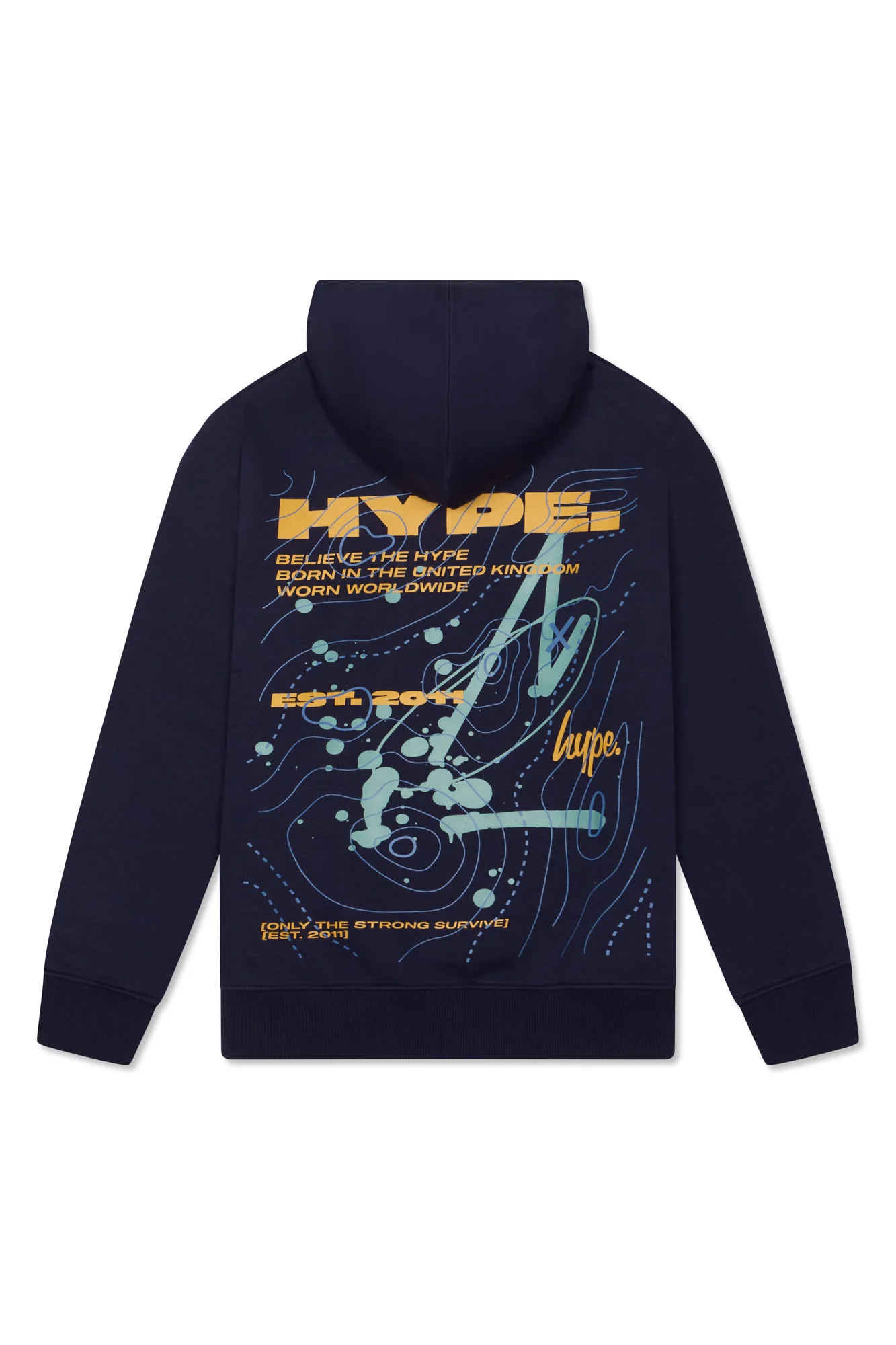 Hype Boys Navy Explore Hoodie - Image 5