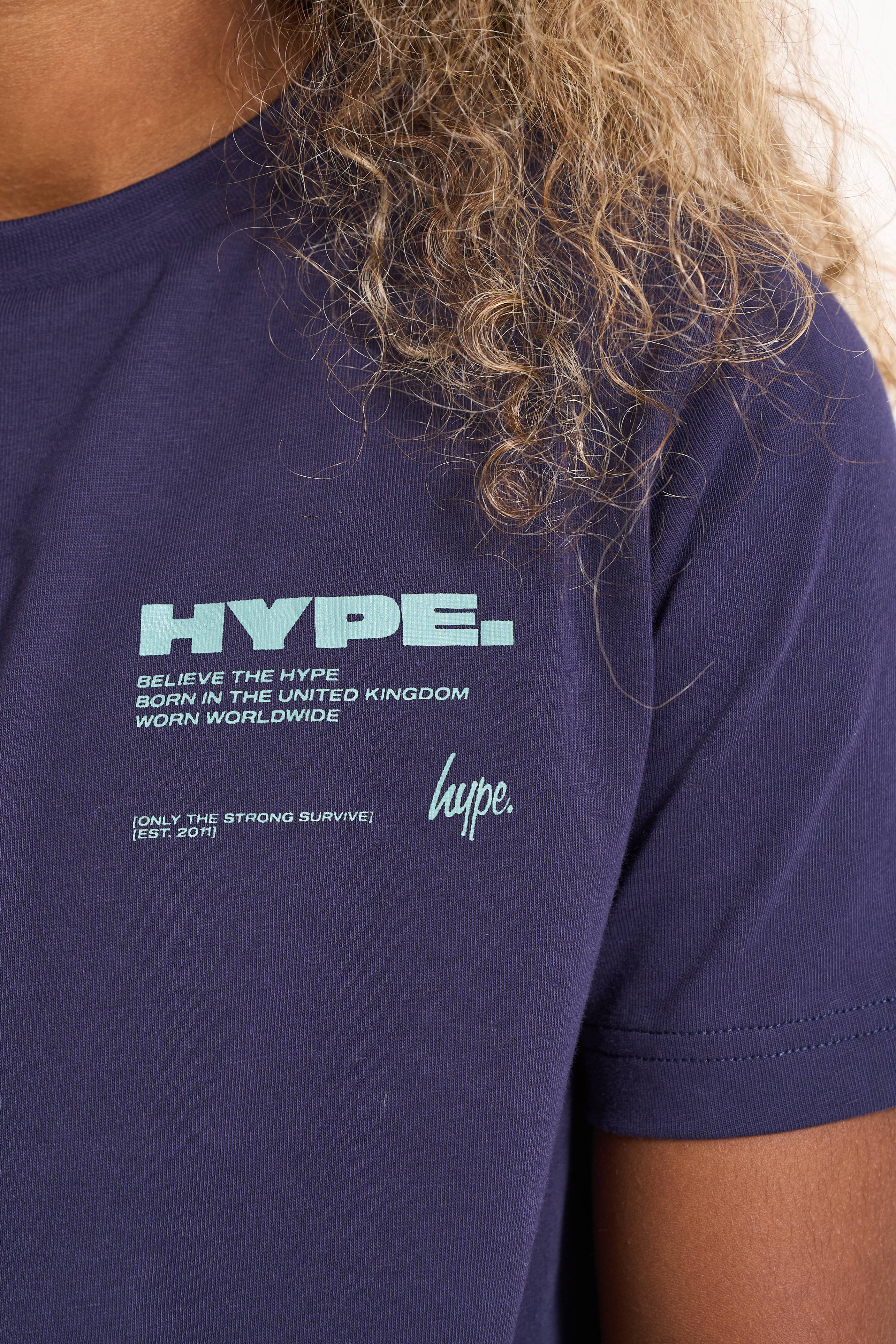 Hype Boys Navy Explore T-Shirt - Image 3