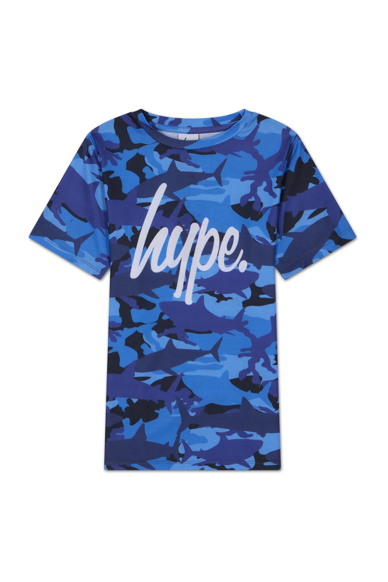 Hype Boys Navy Jaws Camouflage T-Shirt - Image 3