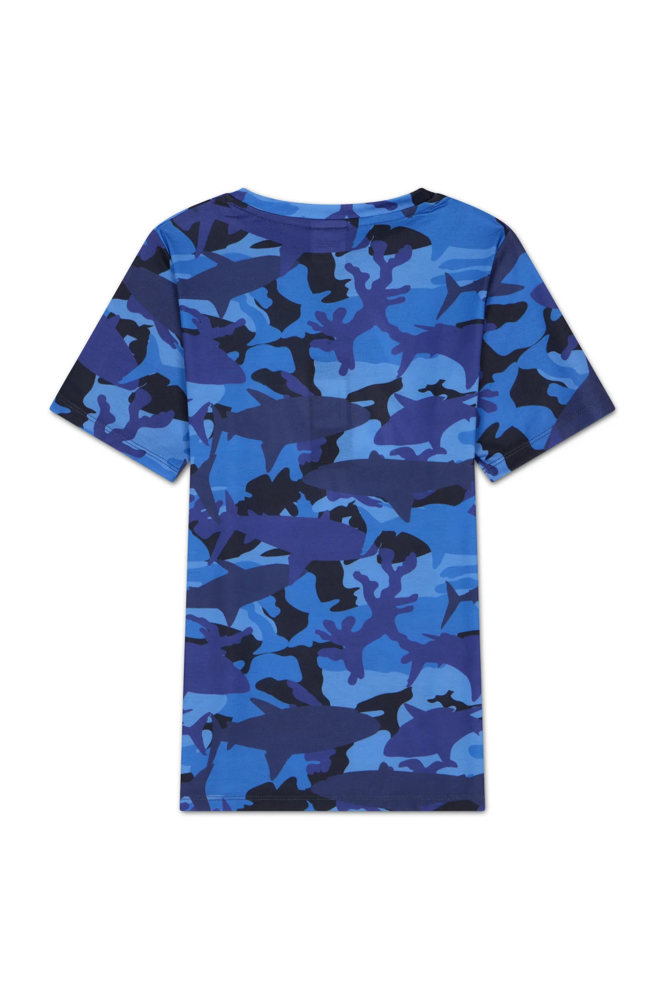 Hype Boys Navy Jaws Camouflage T-Shirt - Image 5