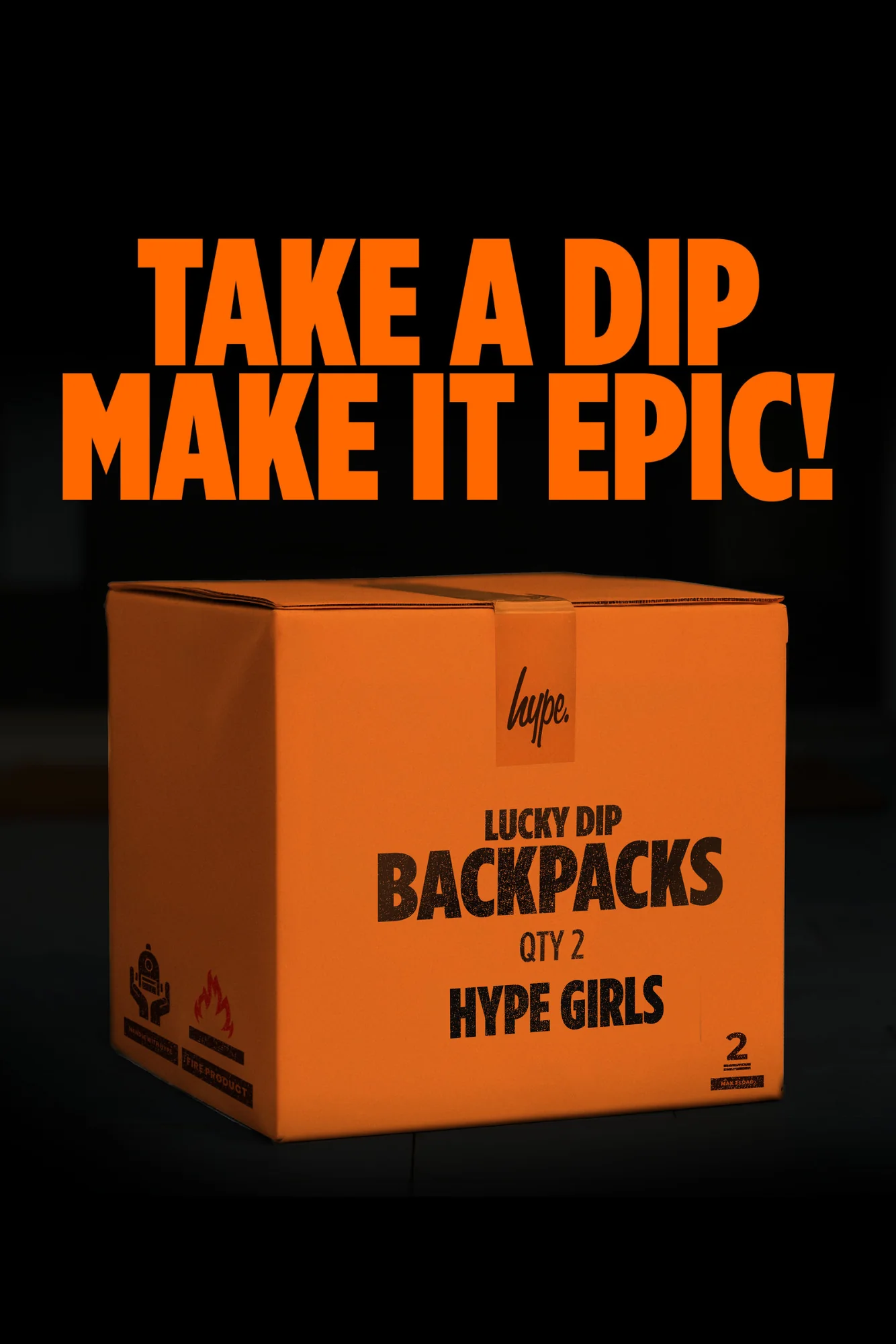 Hype Girls Backpack Lucky Dip X2