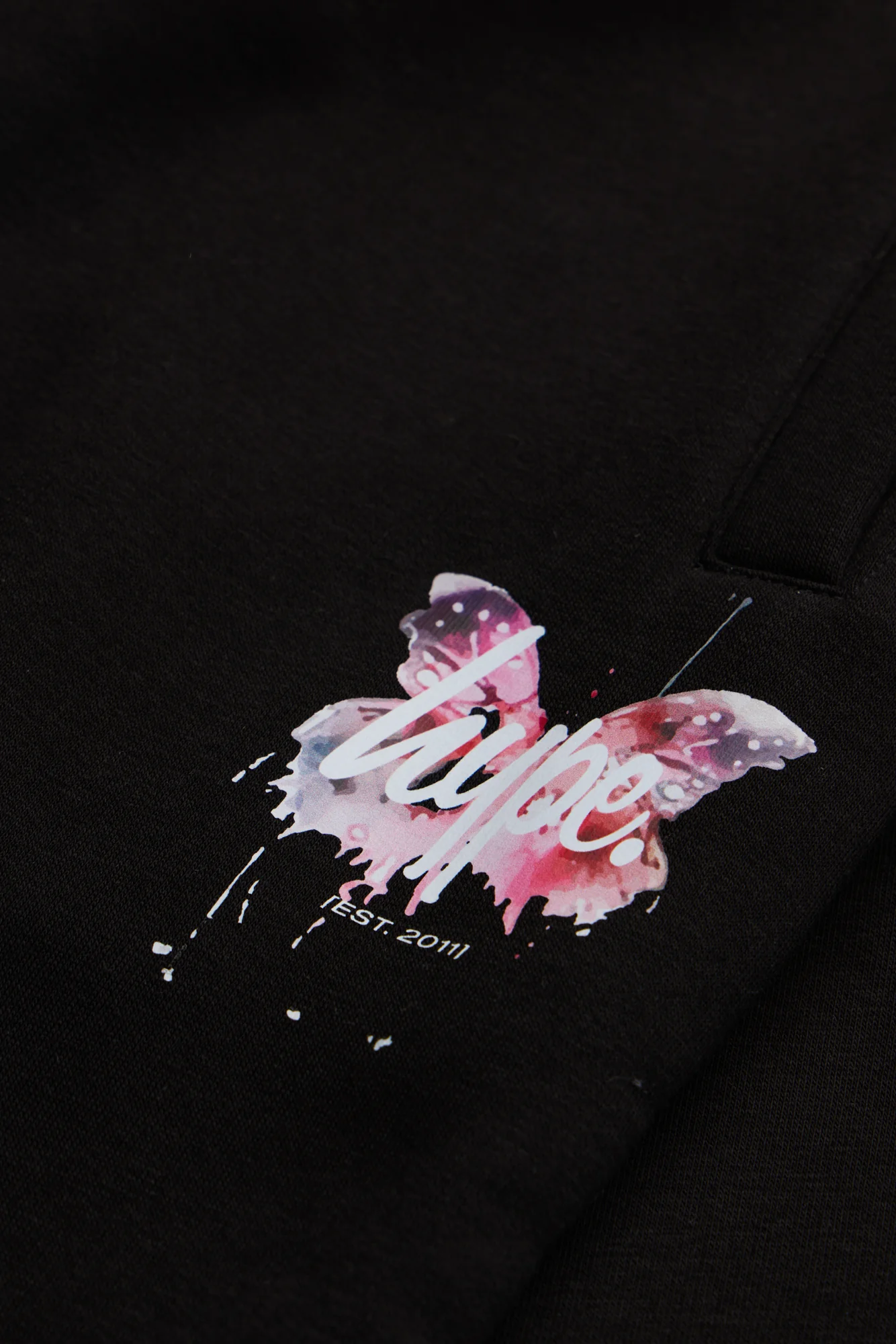 Hype Girls Black Butterfly Joggers - Image 8