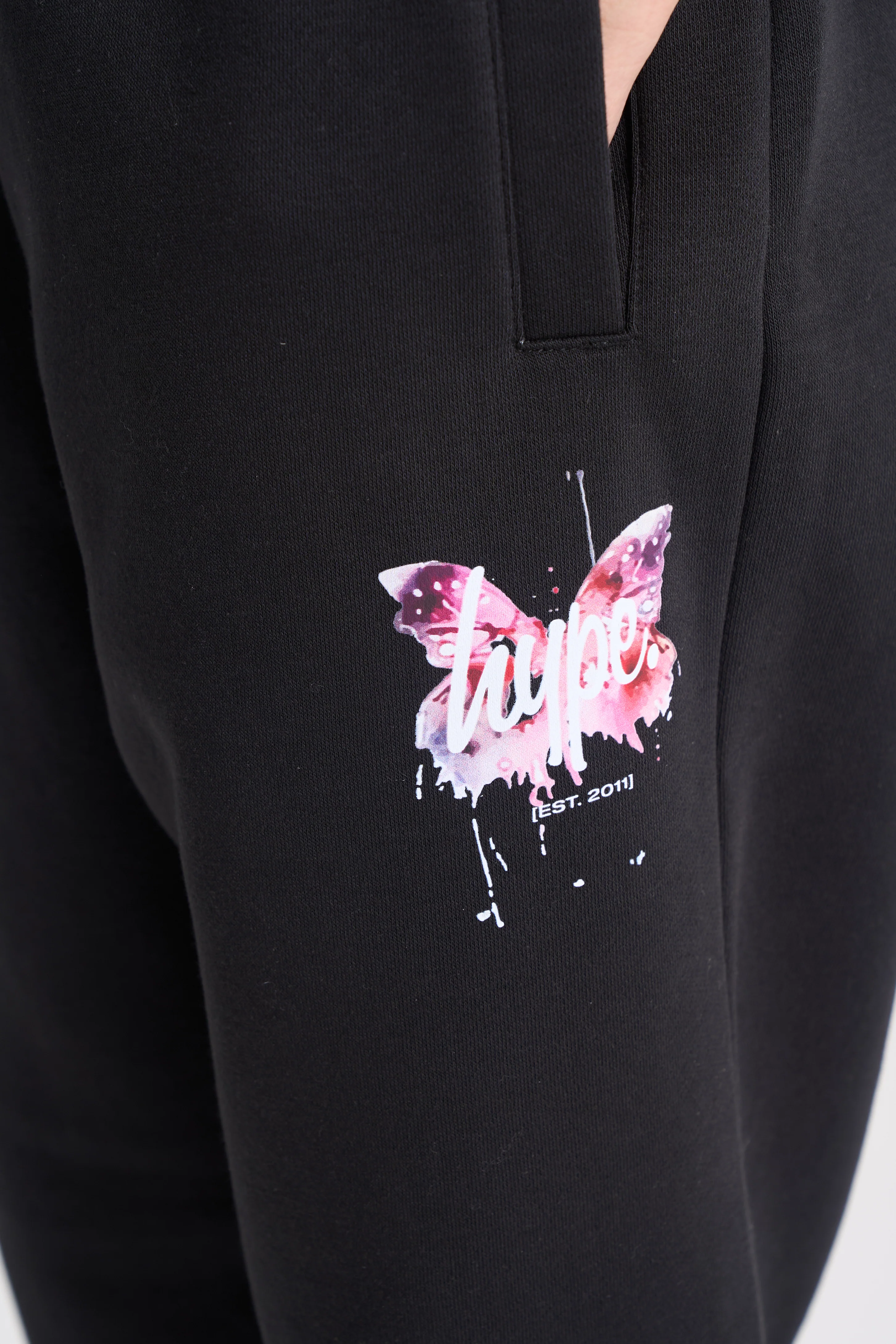 Hype Girls Black Butterfly Tracksuit - Image 5