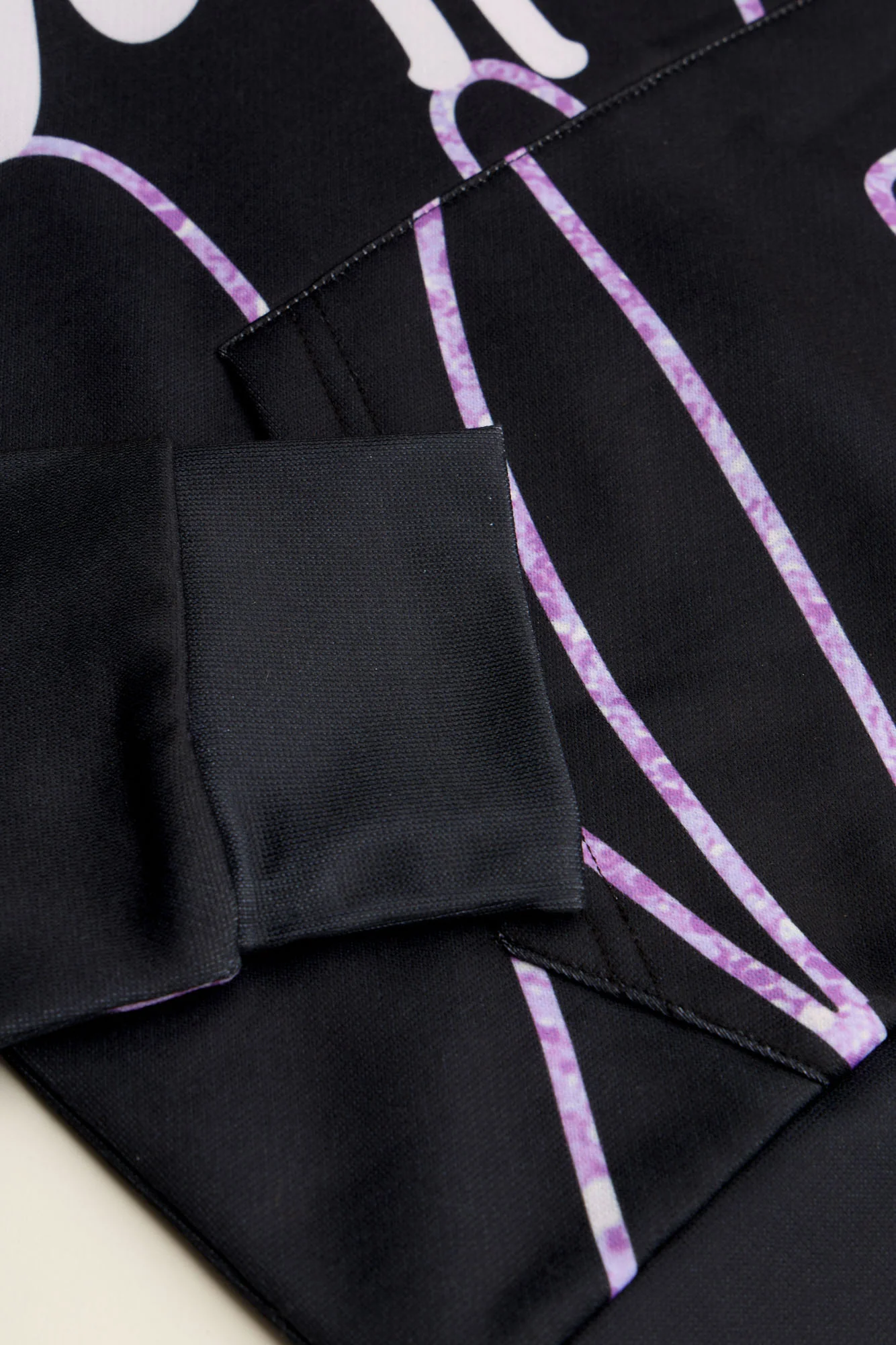 Hype Girls Black Scribble Hearts Hoodie - Image 6