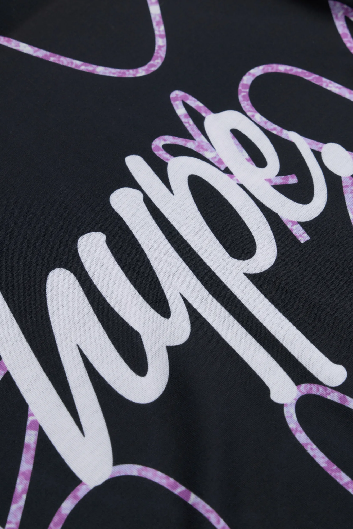 Hype Girls Black Scribble Hearts T-Shirt - Image 6