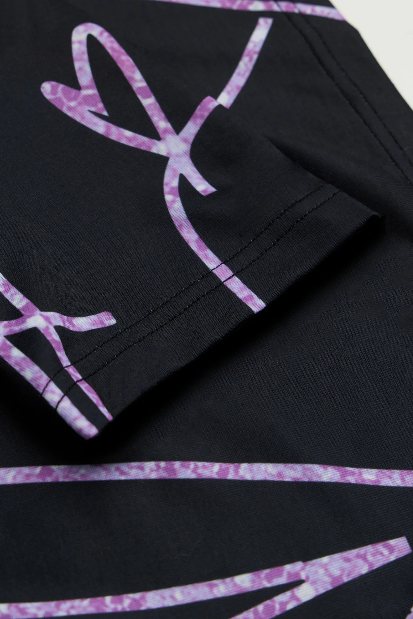 Hype Girls Black Scribble Hearts T-Shirt - Image 7