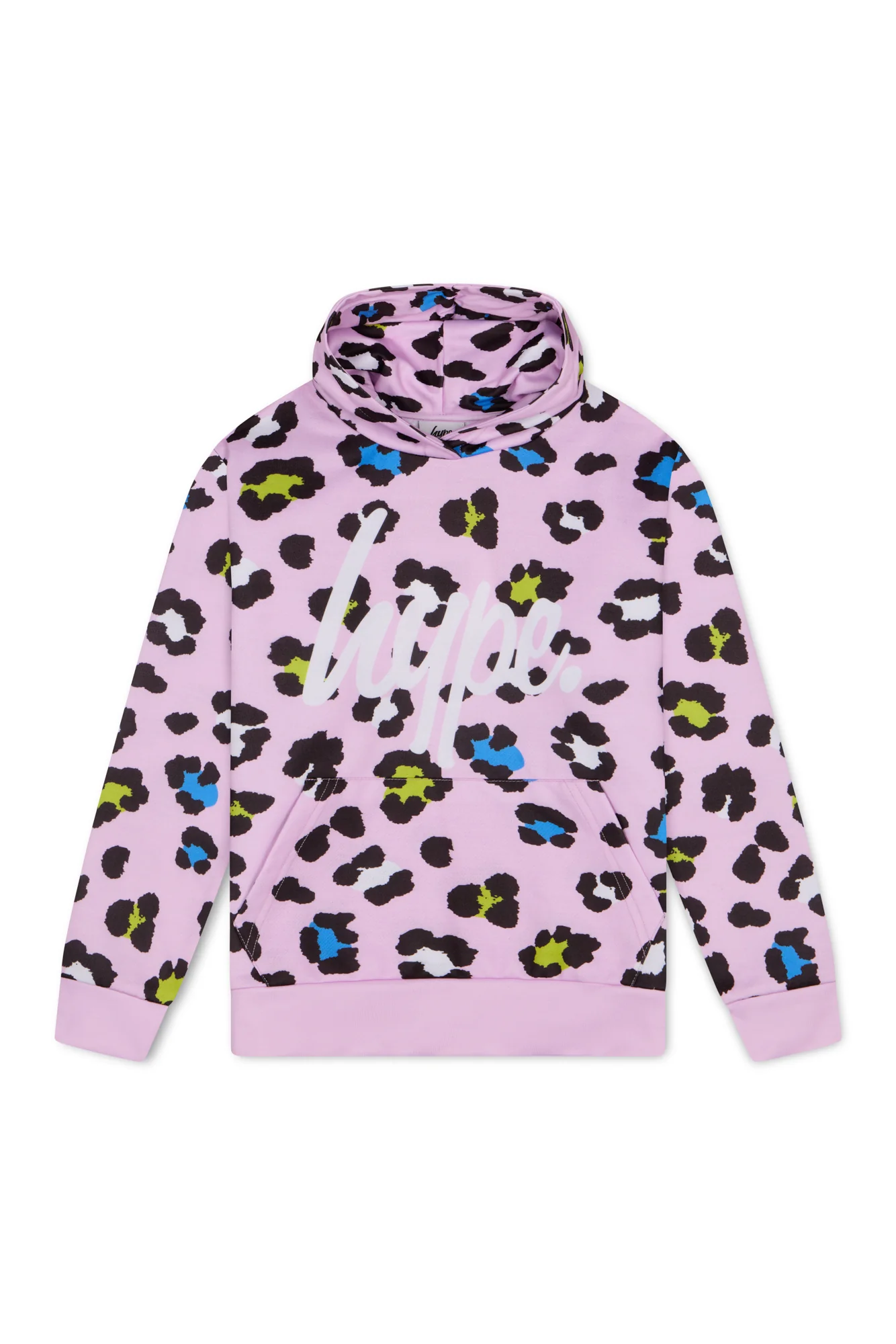 Hype Girls Lilac Leopard Hoodie - Image 3