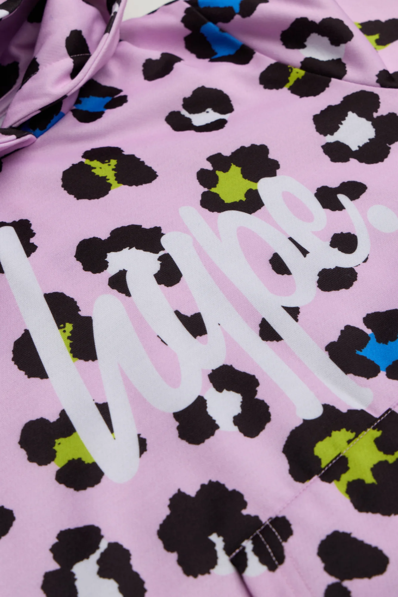 Hype Girls Lilac Leopard Hoodie - Image 8