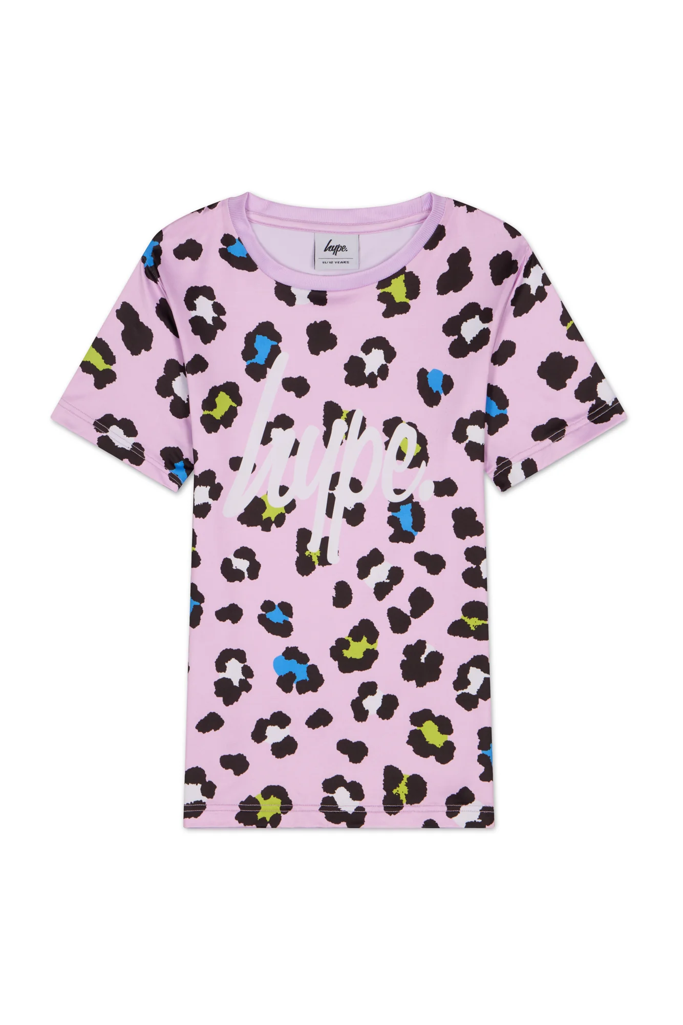 Hype Girls Lilac Leopard T-Shirt - Image 3